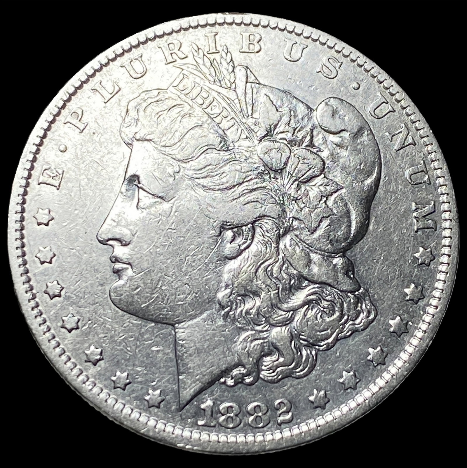 1882-O Silver Morgan Dollar NEARLY UNCIRCULATED (1 of 2)