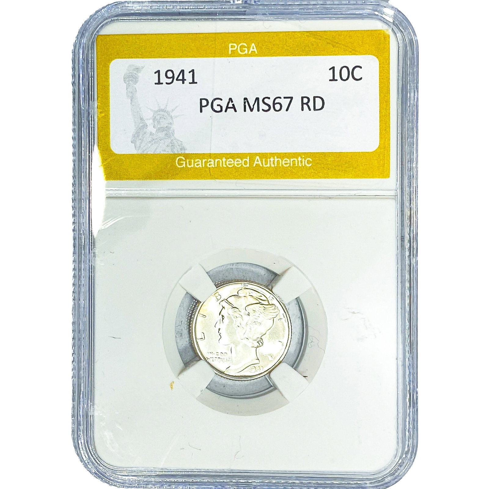 1941 Mercury Silver Dime PGA MS67 RD (1 of 2)
