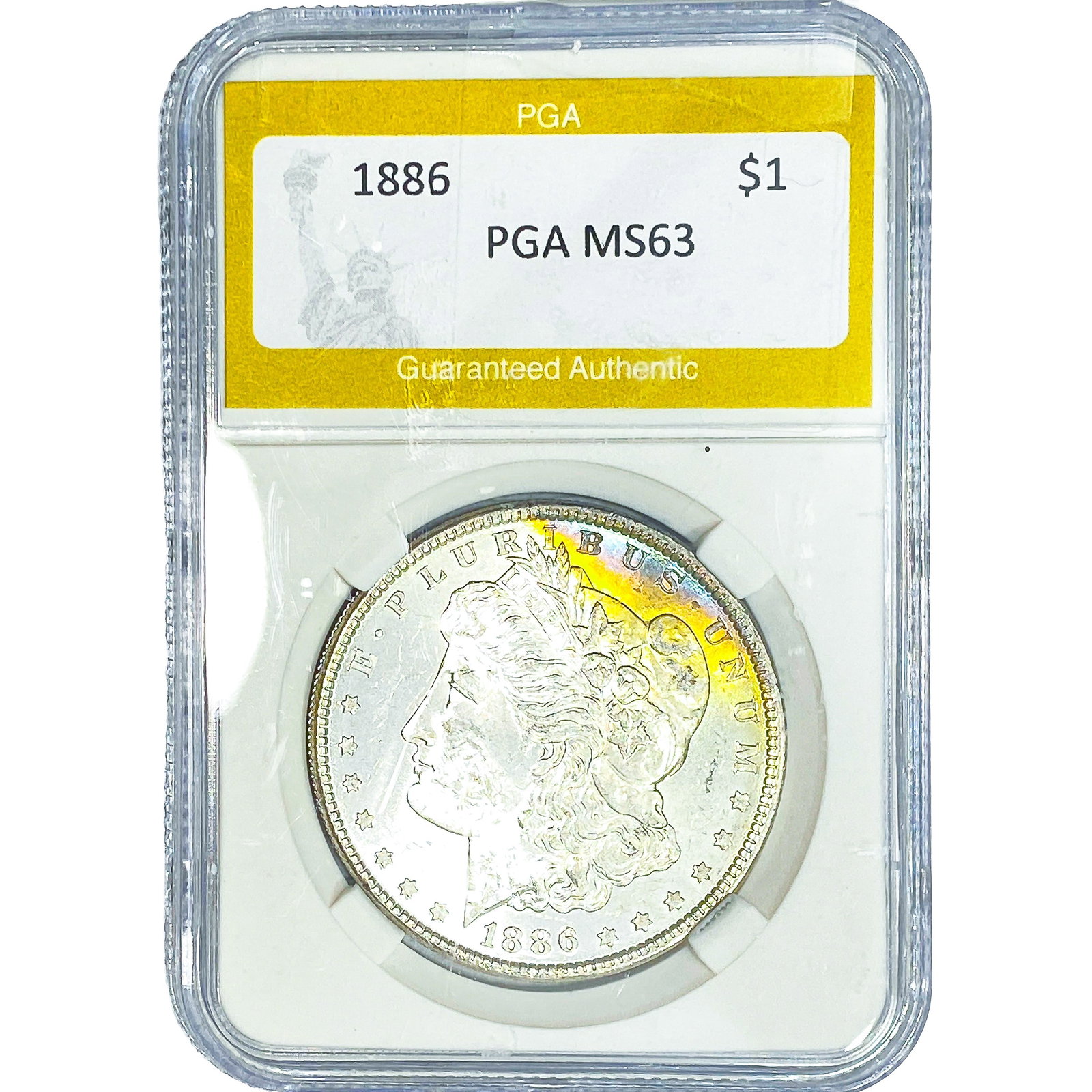 1886 Morgan Silver Dollar PGA MS63 (1 of 2)