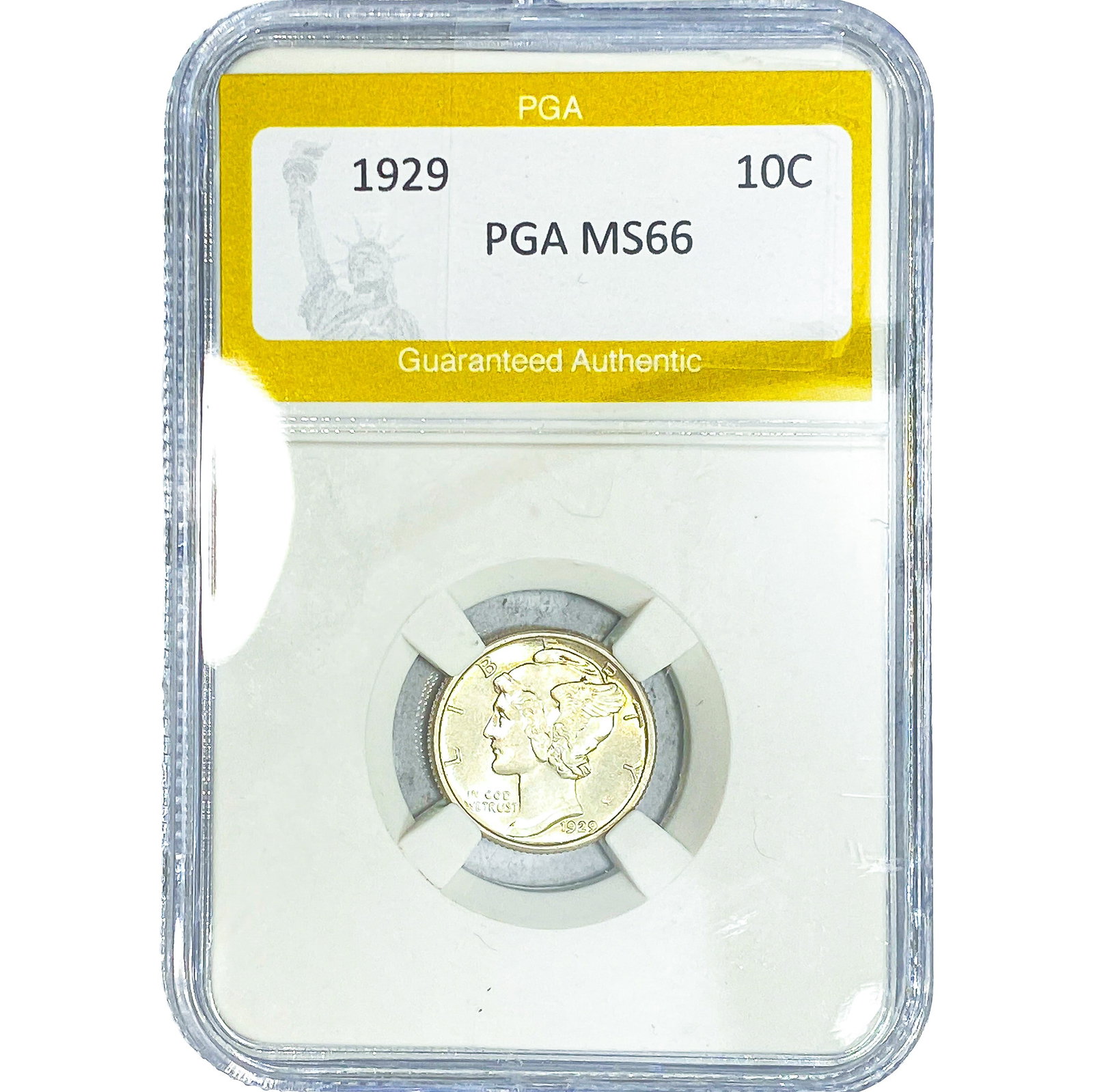 1929 Mercury Silver Dime PGA MS66 (1 of 2)