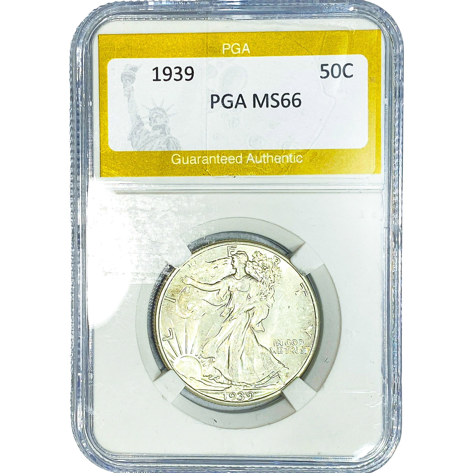 1939 Walking Liberty Half Dollar PGA MS66 (1 of 2)