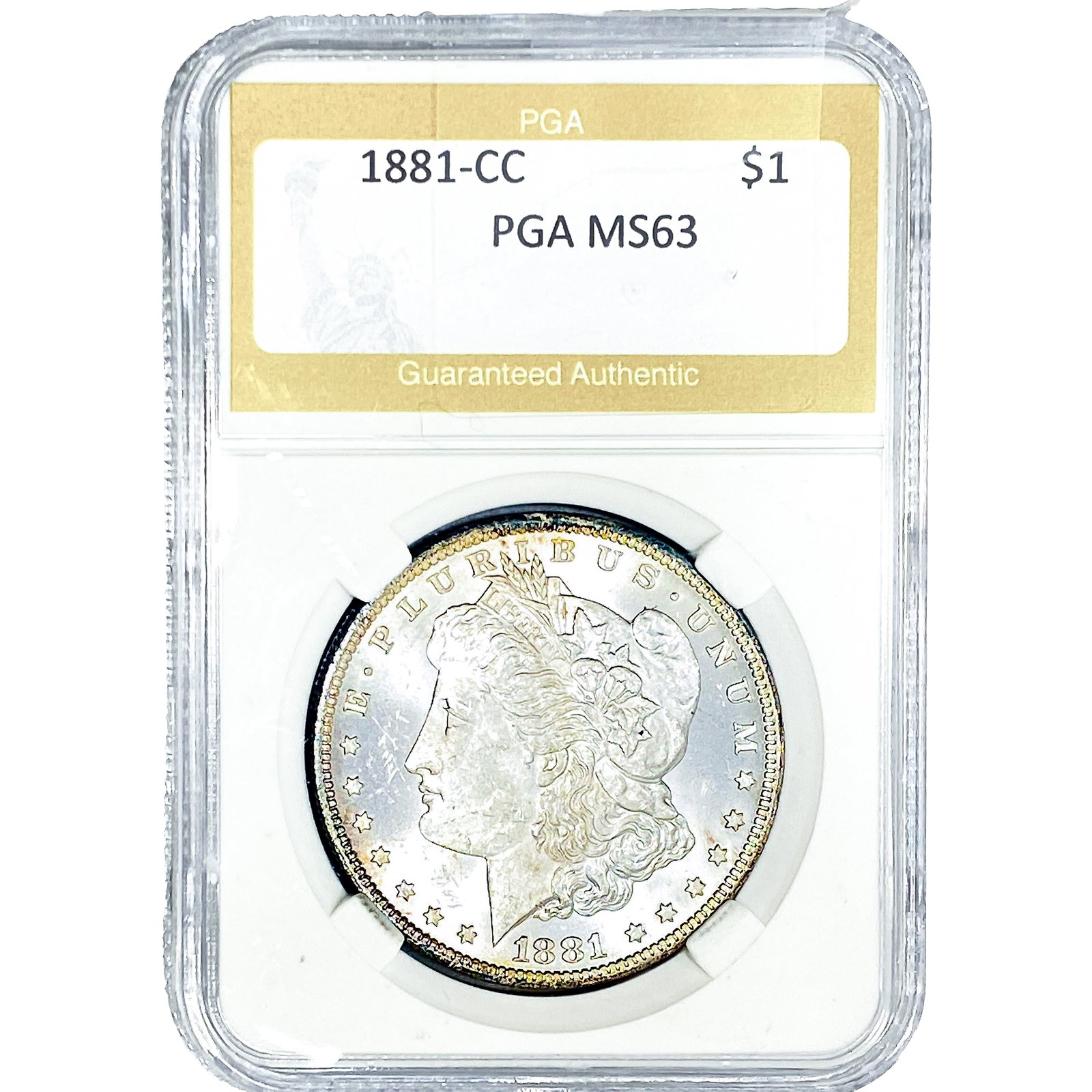 1881-CC Morgan Silver Dollar PGA MS63 (1 of 2)