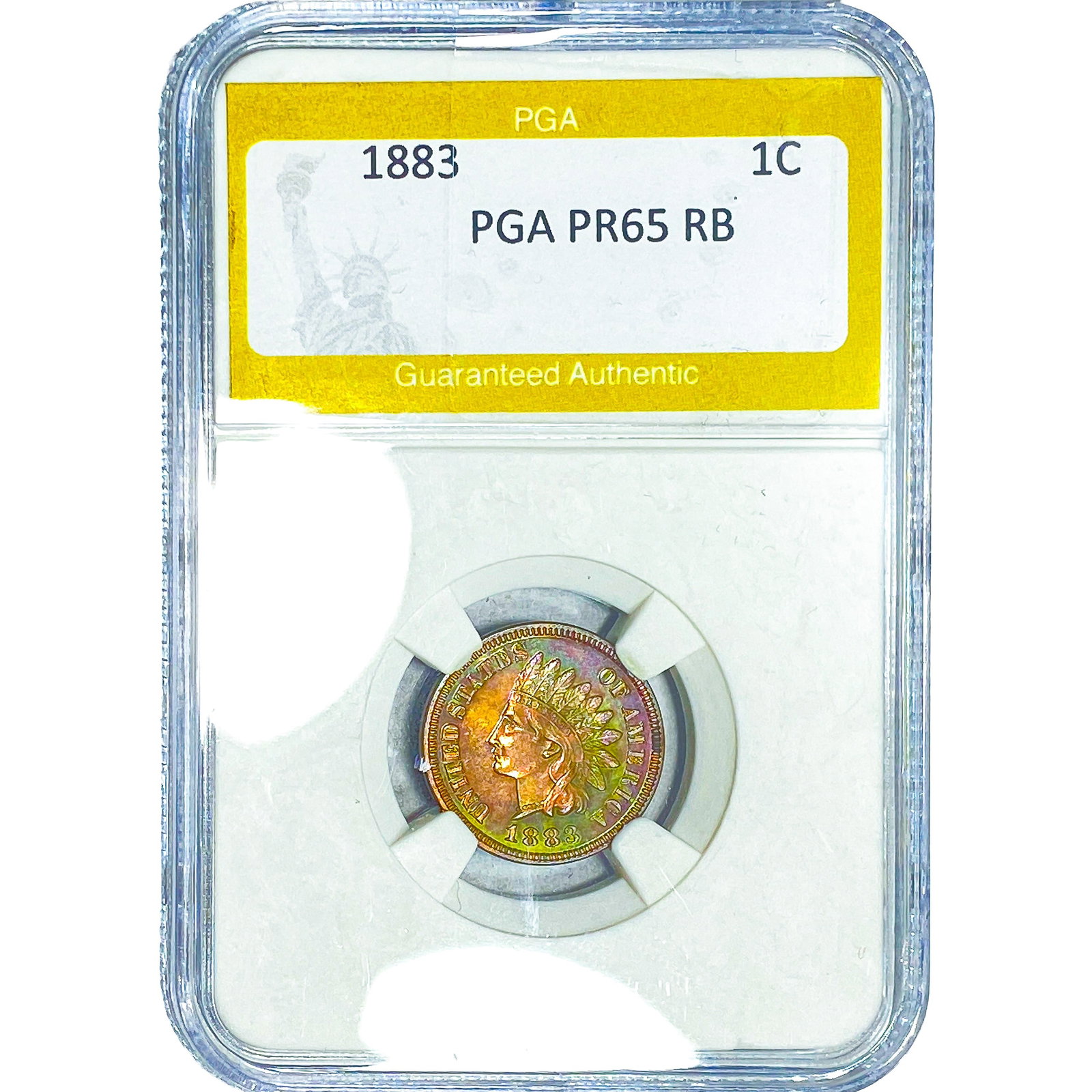 1883 Indian Head Cent PGA PR65 RB (1 of 2)