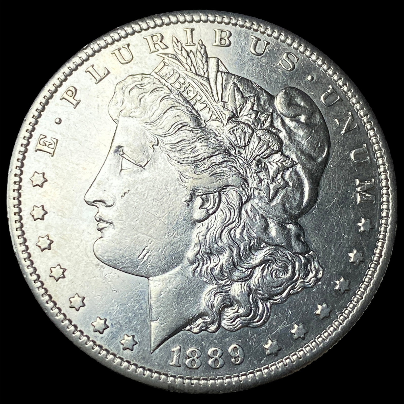 1889-S Silver Morgan Dollar CLOSELY UNCIRCULATED: 1889-S Silver Morgan Dollar CLOSELY UNCIRCULATED