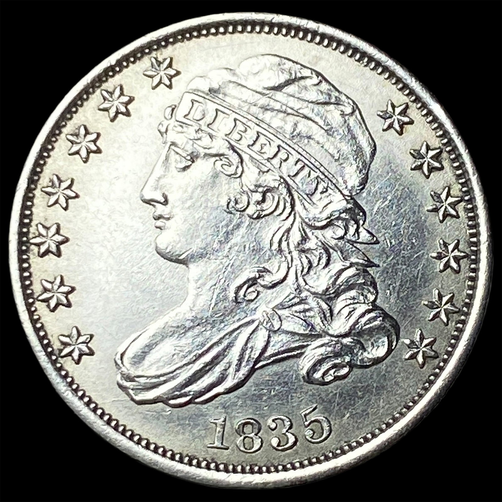 1835 Capped Bust Dime UNCIRCULATED (1 of 2)