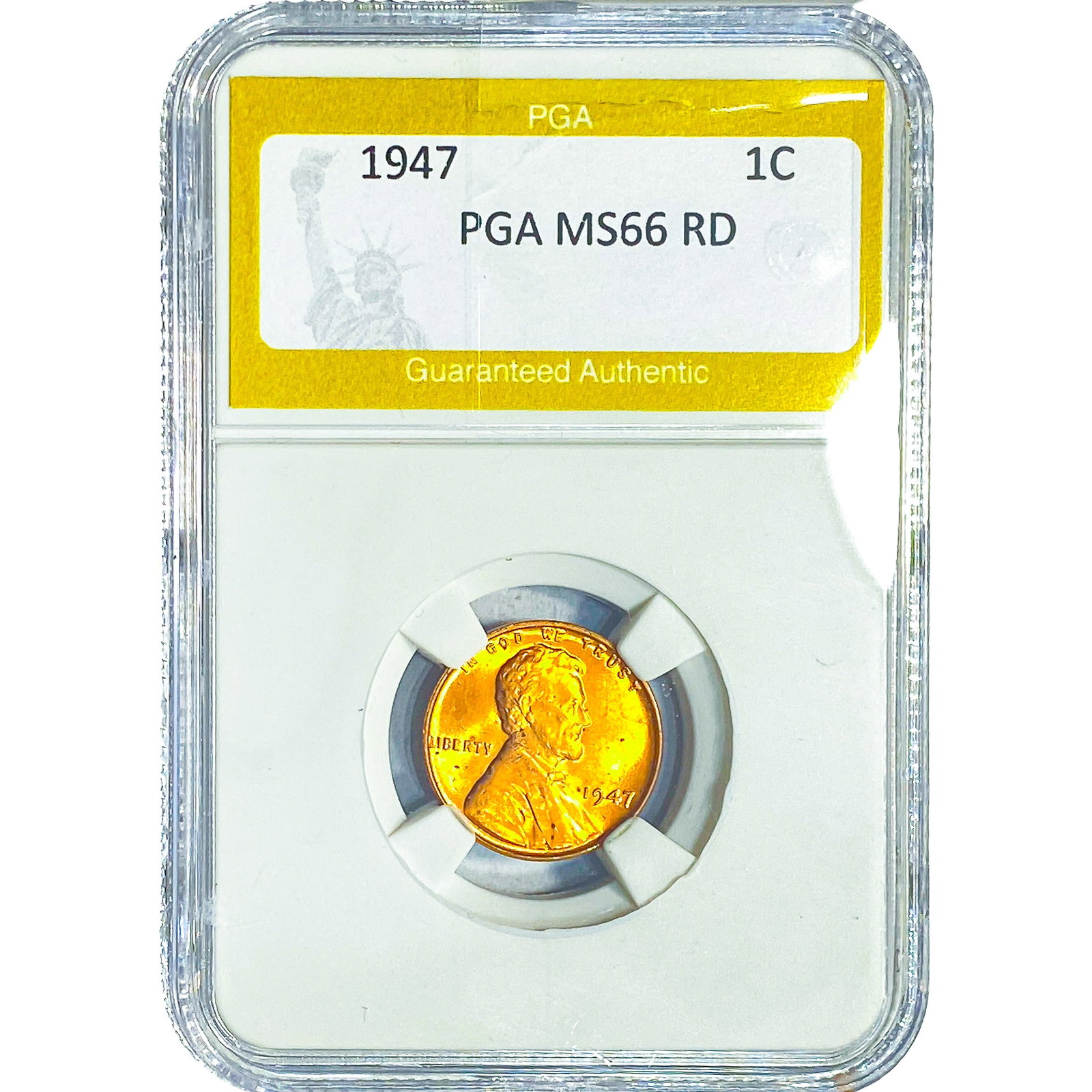 1947 Wheat Cent PGA MS66 RD (1 of 2)