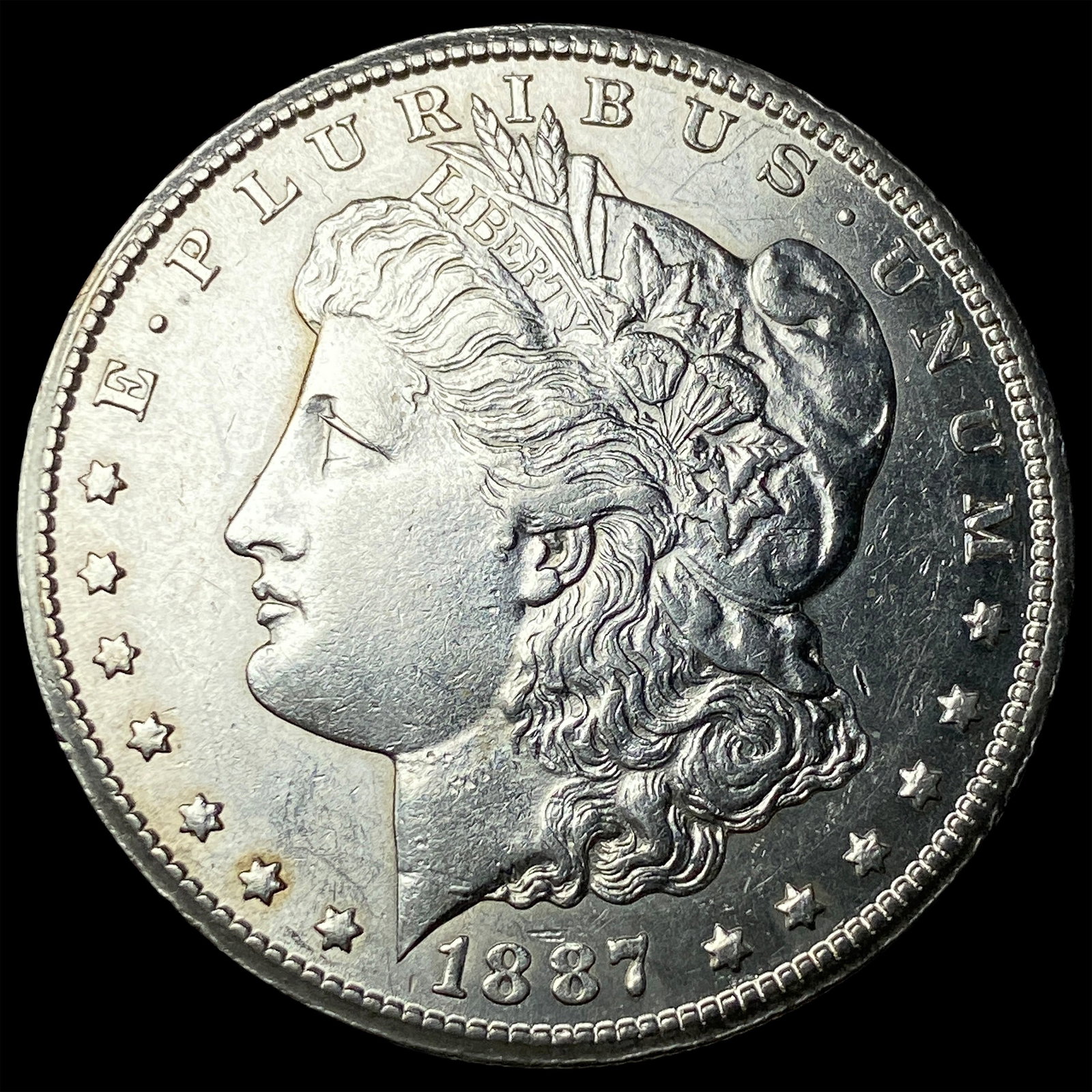 1887-S Silver Morgan Dollar UNCIRCULATED: 1887-S Silver Morgan Dollar UNCIRCULATED