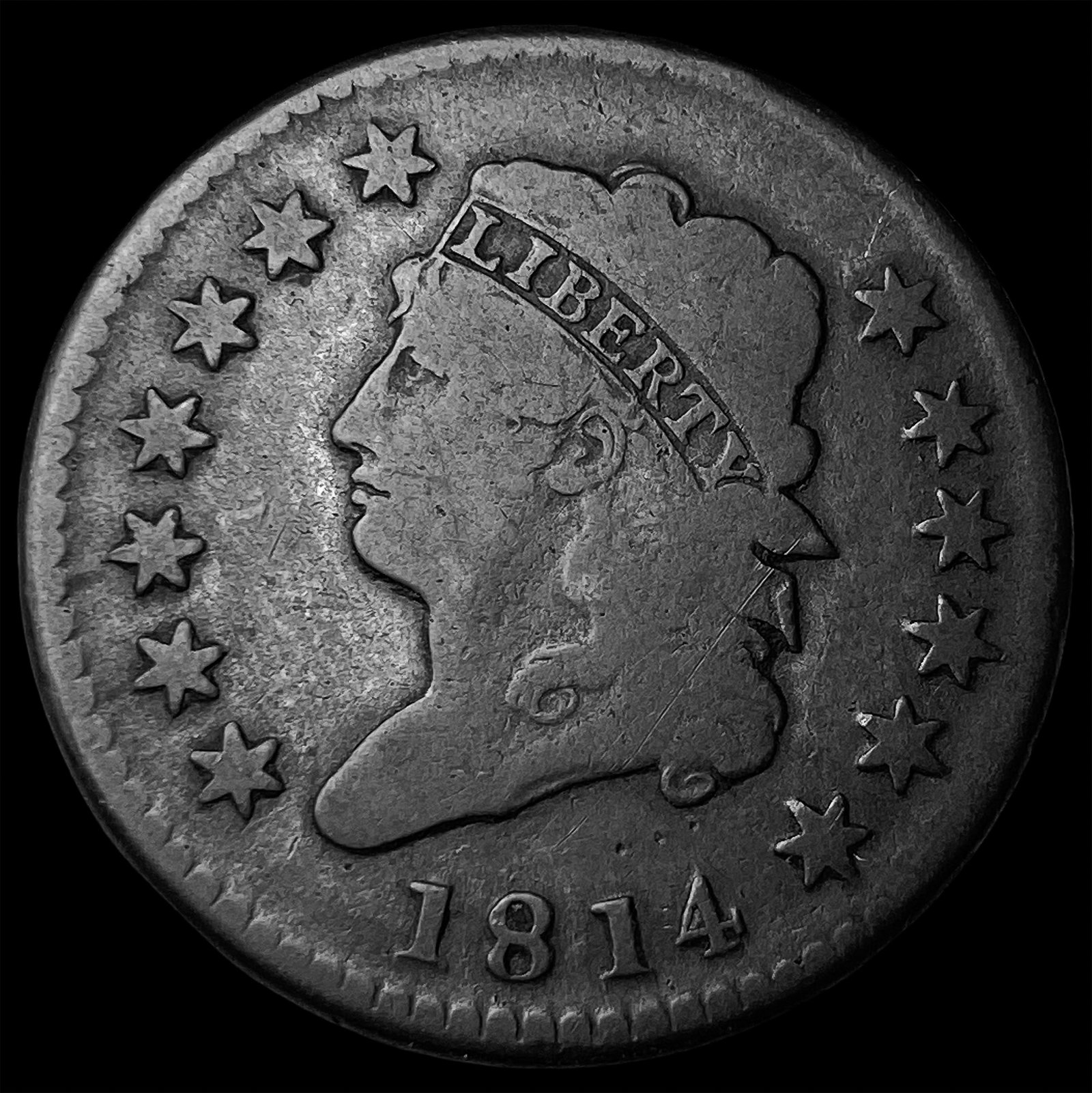 1814 Classic Head Large Cent LIGHTLY CIRCULATED (1 of 2)