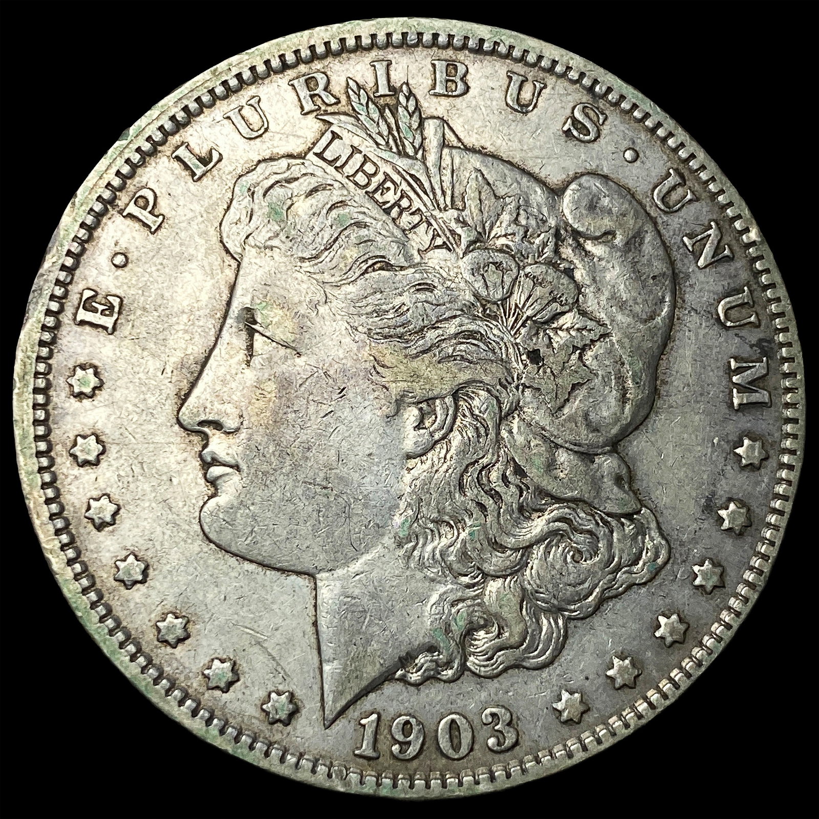 1903-O Morgan Silver Dollar NEARLY UNCIRCULATED (1 of 2)