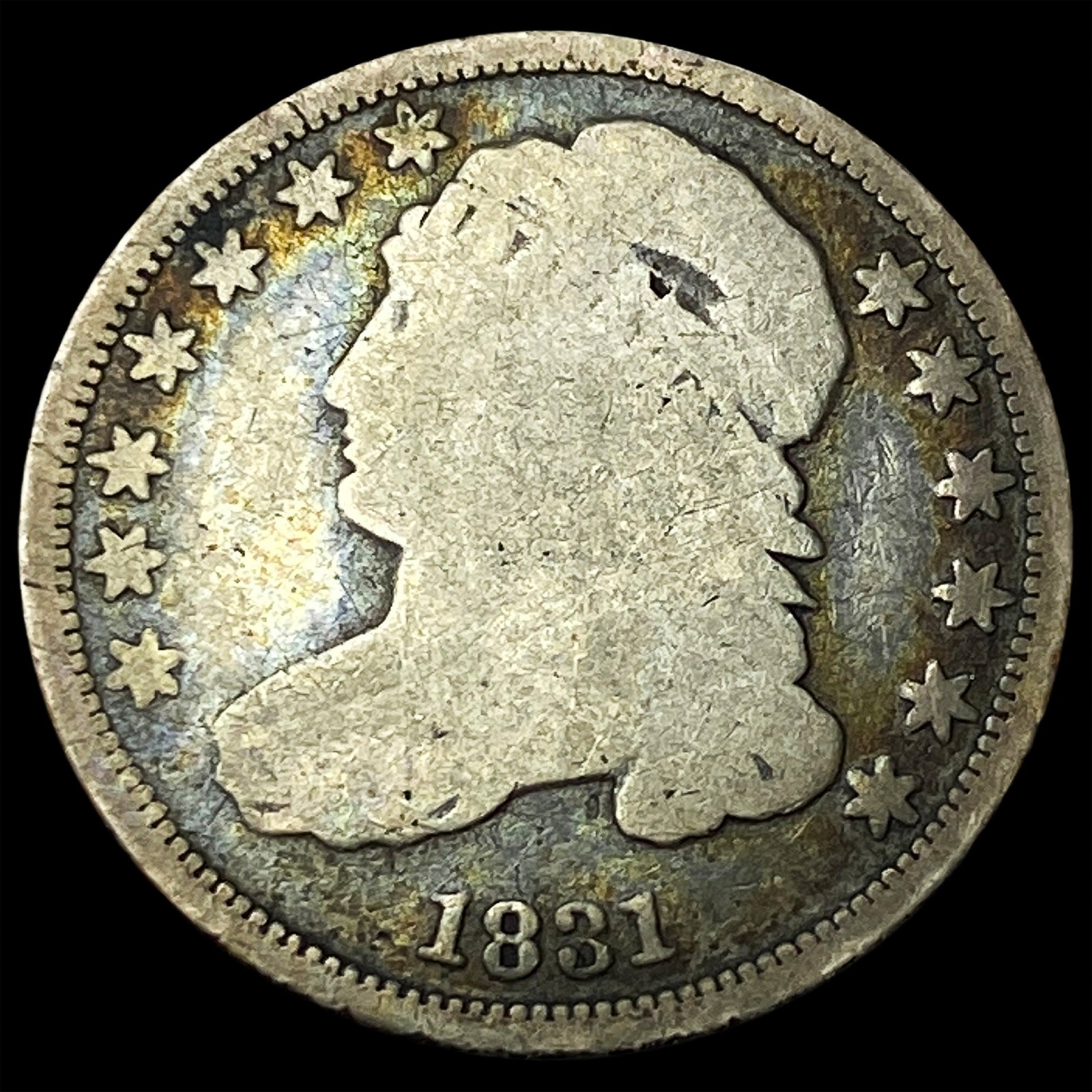 1831 Capped Bust Dime NICELY CIRCULATED (1 of 2)