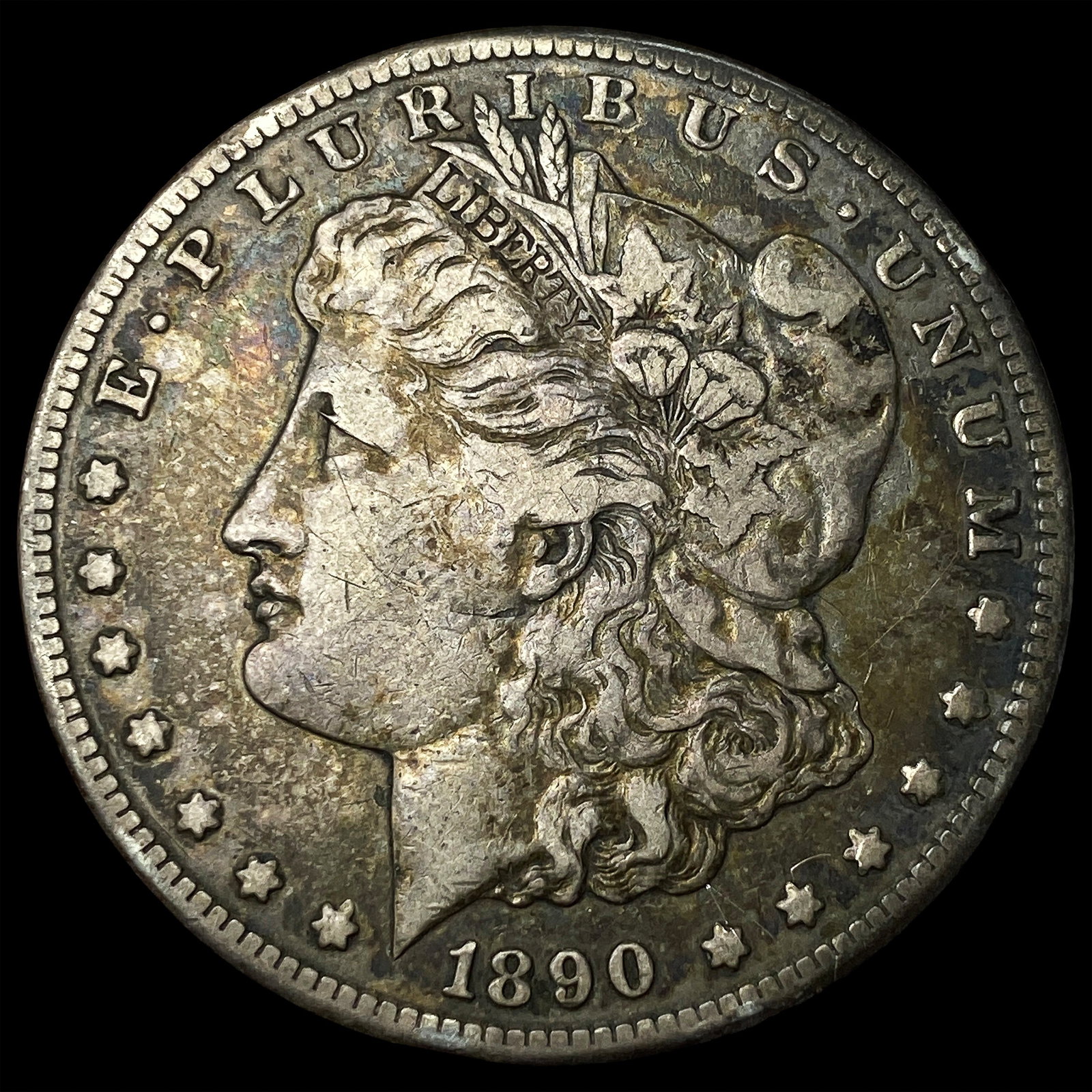 1890-CC Silver Morgan Dollar LIGHTLY CIRCULATED (1 of 2)