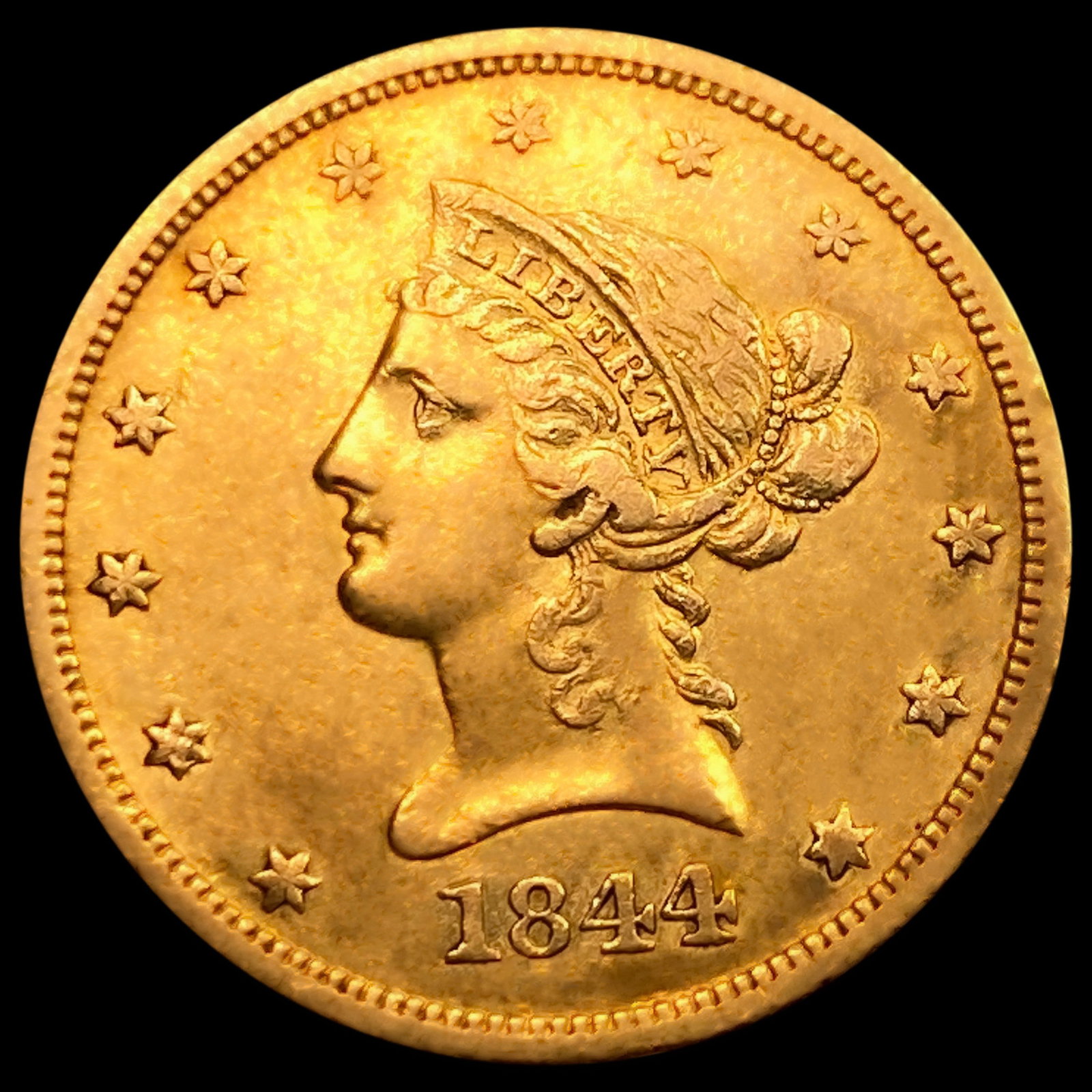 1844-O $10 Gold Eagle (1 of 2)