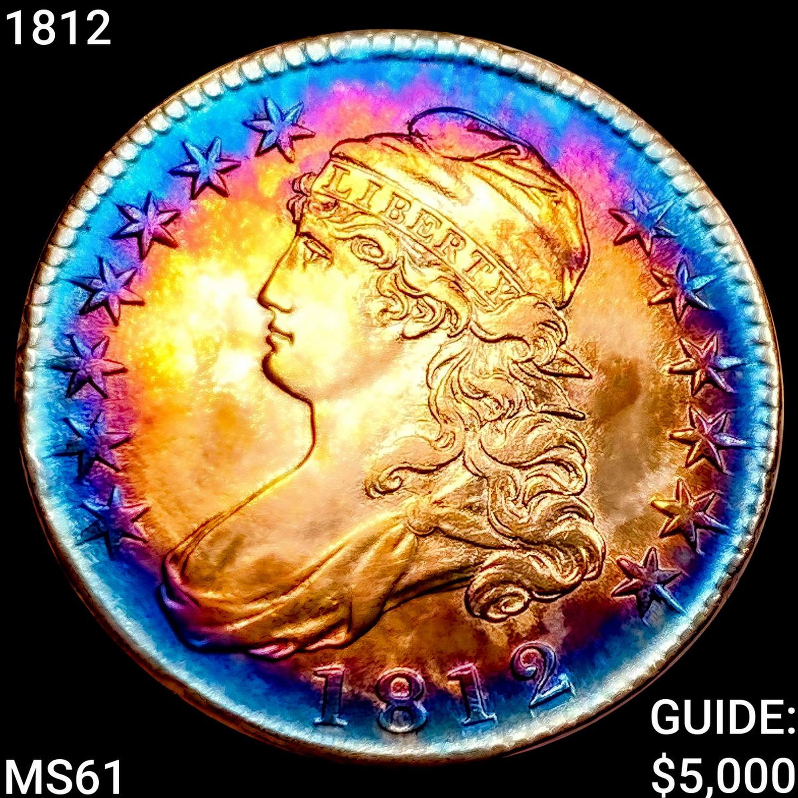 1812 Capped Bust Half Dollar (1 of 2)