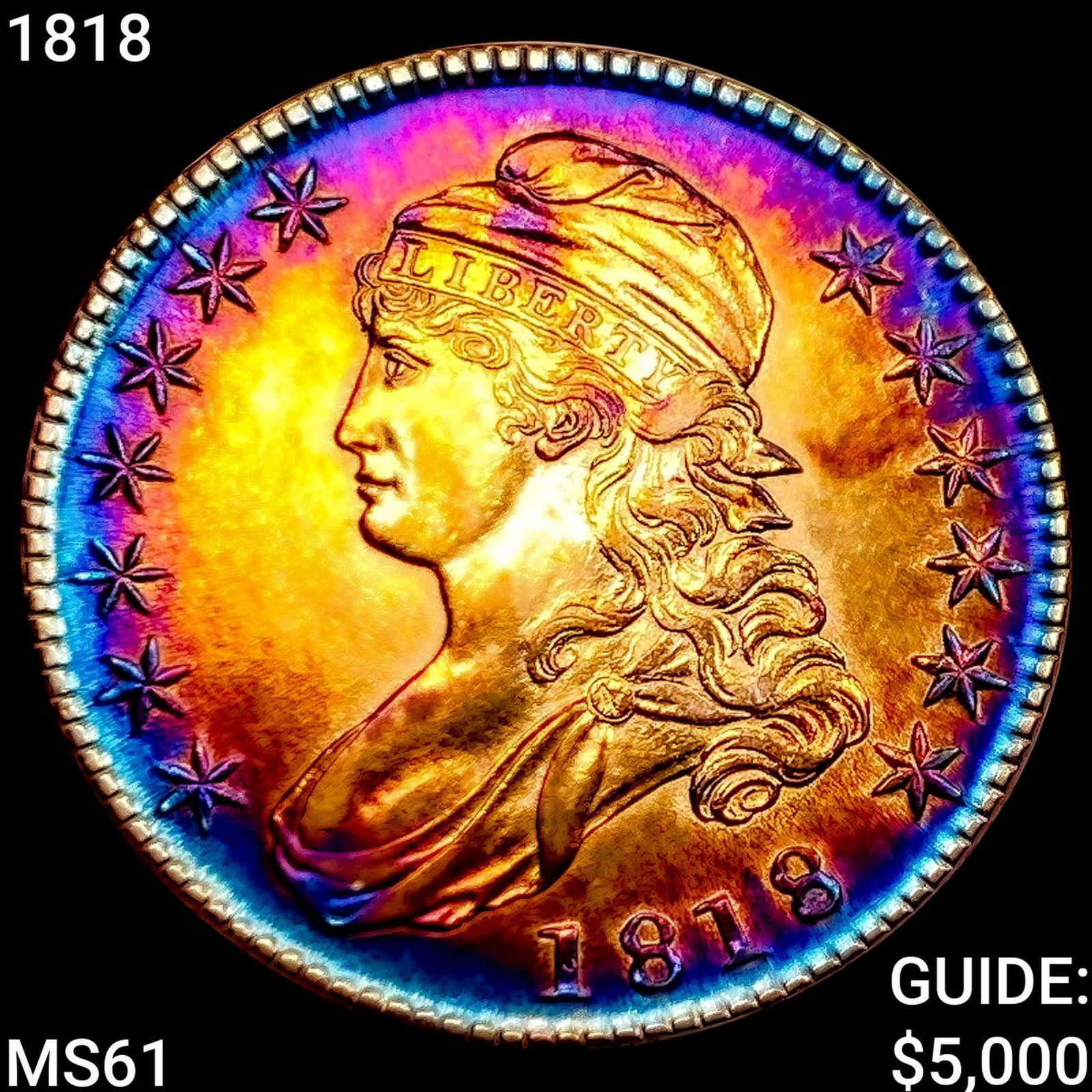 1818 Capped Bust Half Dollar (1 of 2)