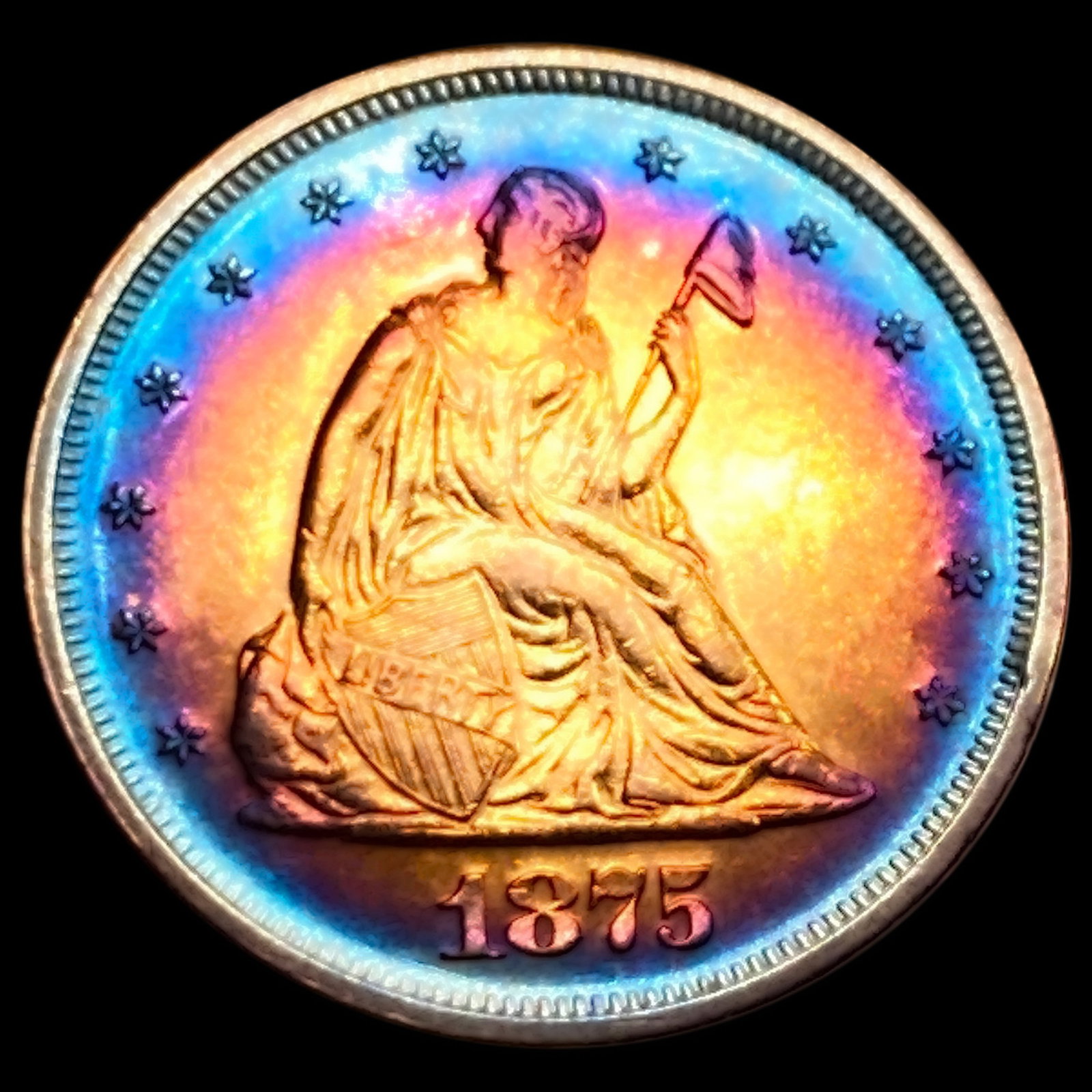 1875 Twenty Cent Piece (1 of 2)