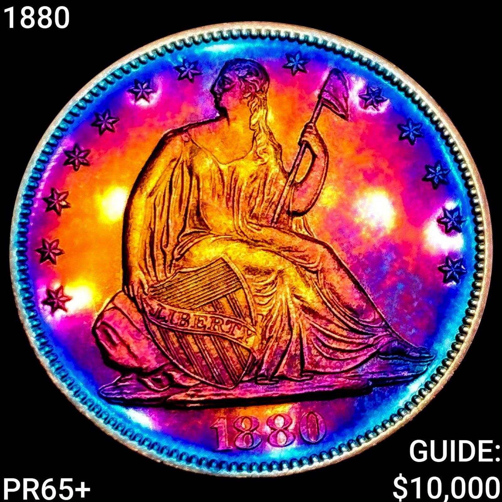 1880 Seated Liberty Half Dollar: 1880 Seated Liberty Half Dollar