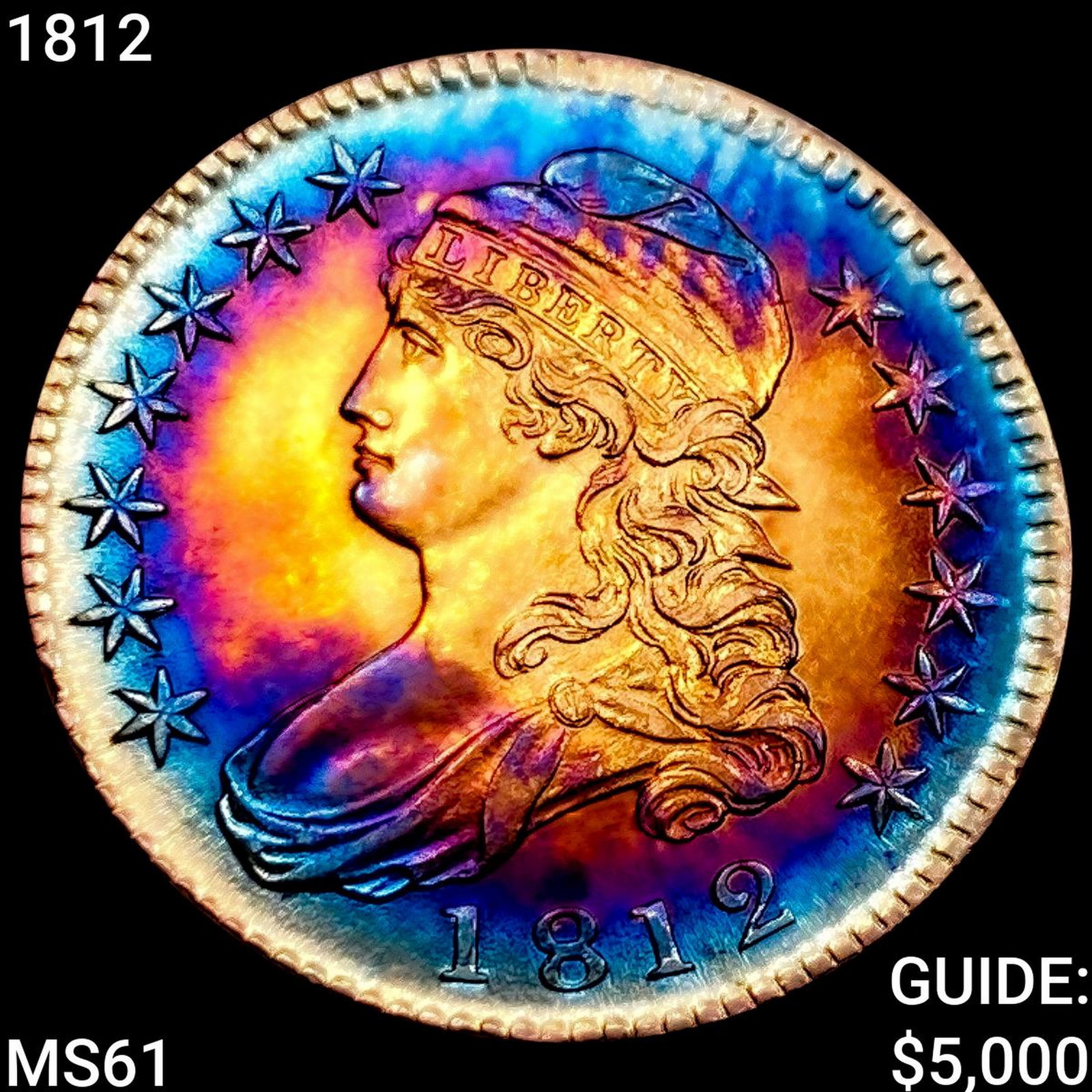 1812 Capped Bust Half Dollar (1 of 2)