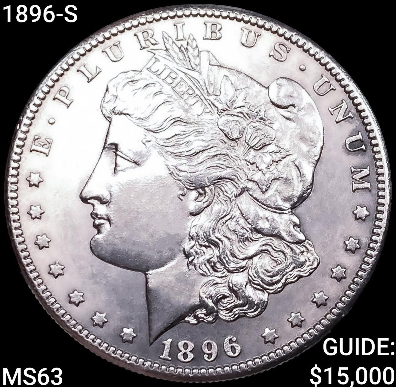 1896-S Morgan Silver Dollar CHOICE BU (1 of 2)