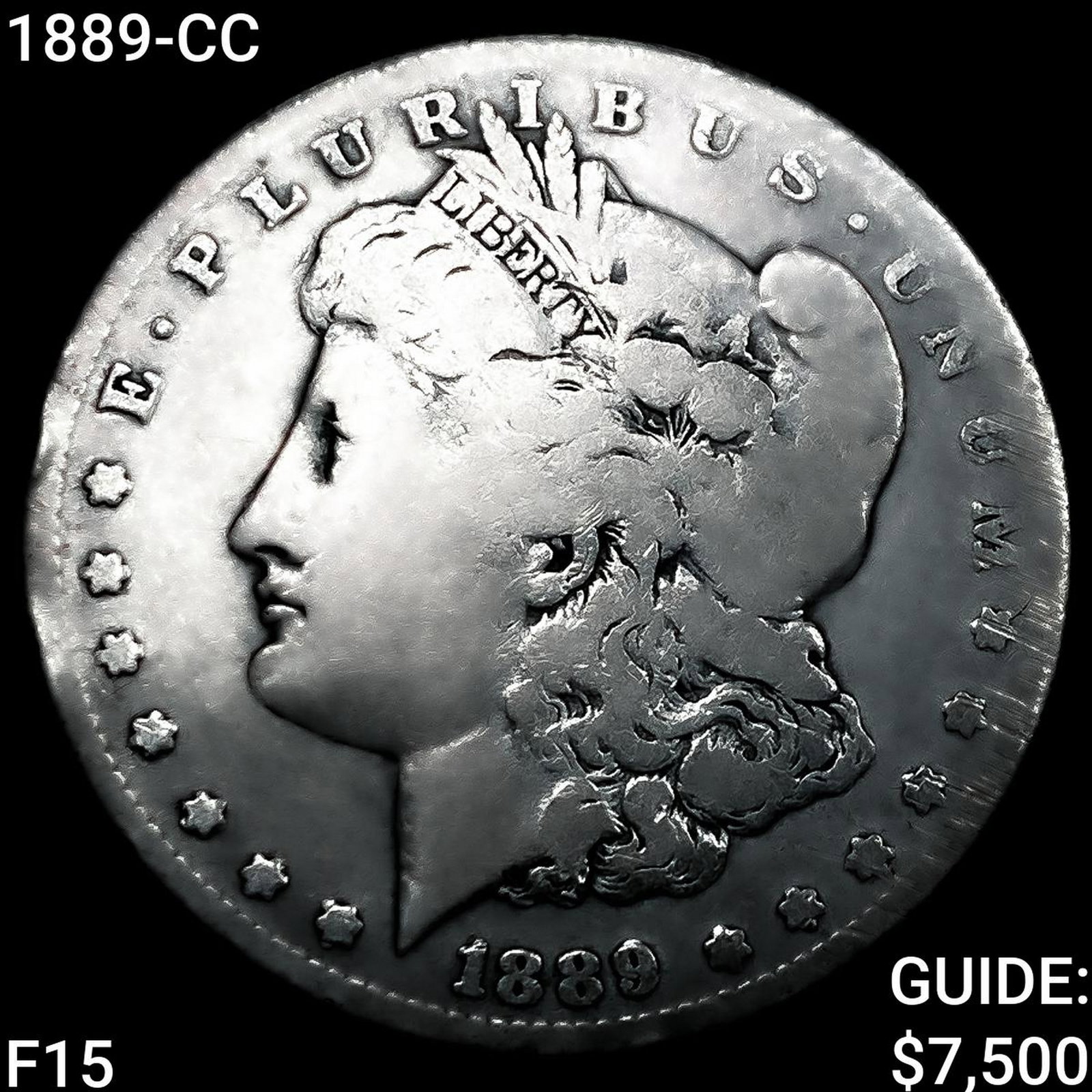 1889-CC Morgan Silver Dollar NICELY CIRCULATED: 1889-CC Morgan Silver Dollar NICELY CIRCULATED
