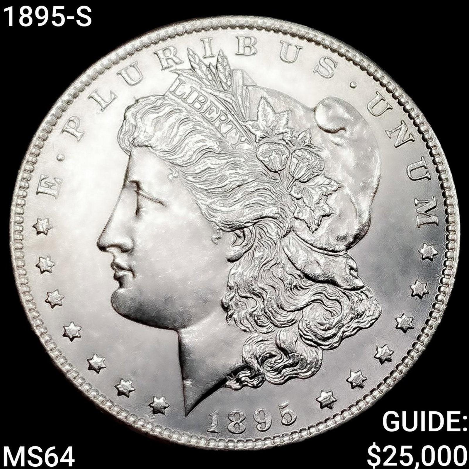 1895-S Morgan Silver Dollar CHOICE BU: 1895-S Morgan Silver Dollar CHOICE BU