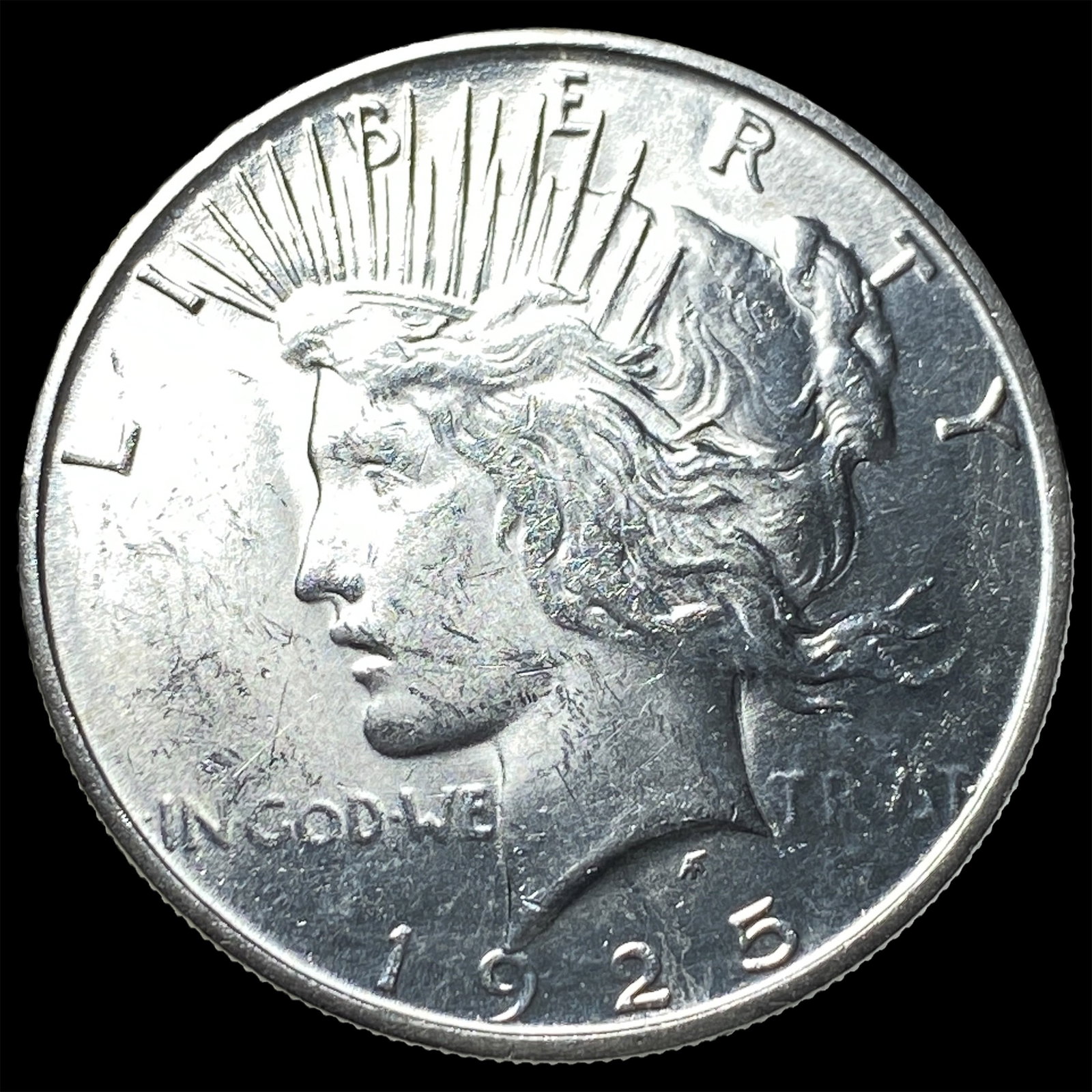 1925-S Silver Peace Dollar UNCIRCULATED (1 of 2)