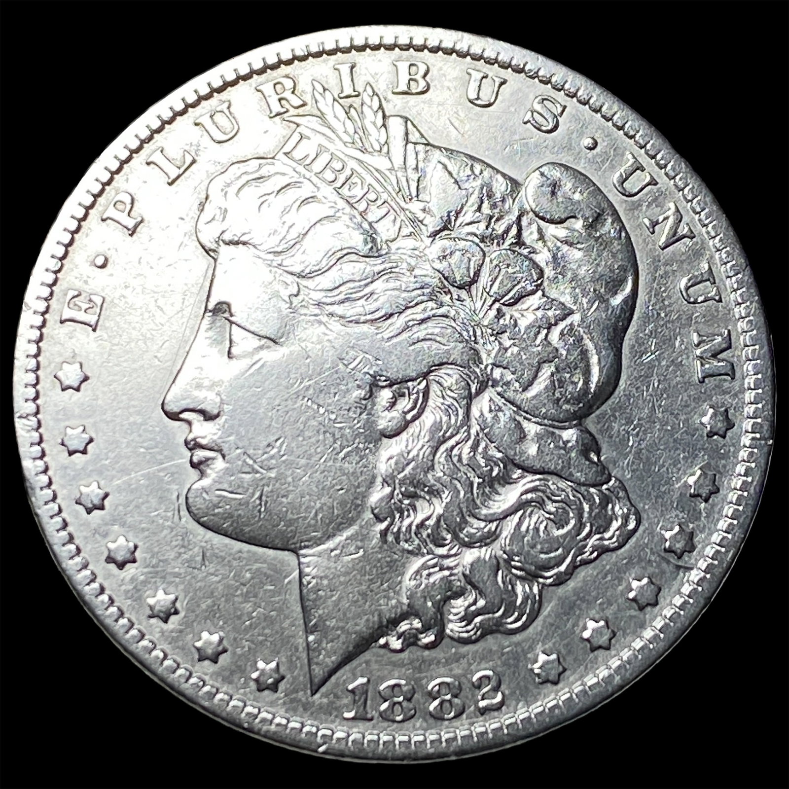 1882-CC Silver Morgan Dollar NEARLY UNCIRCULATED (1 of 2)