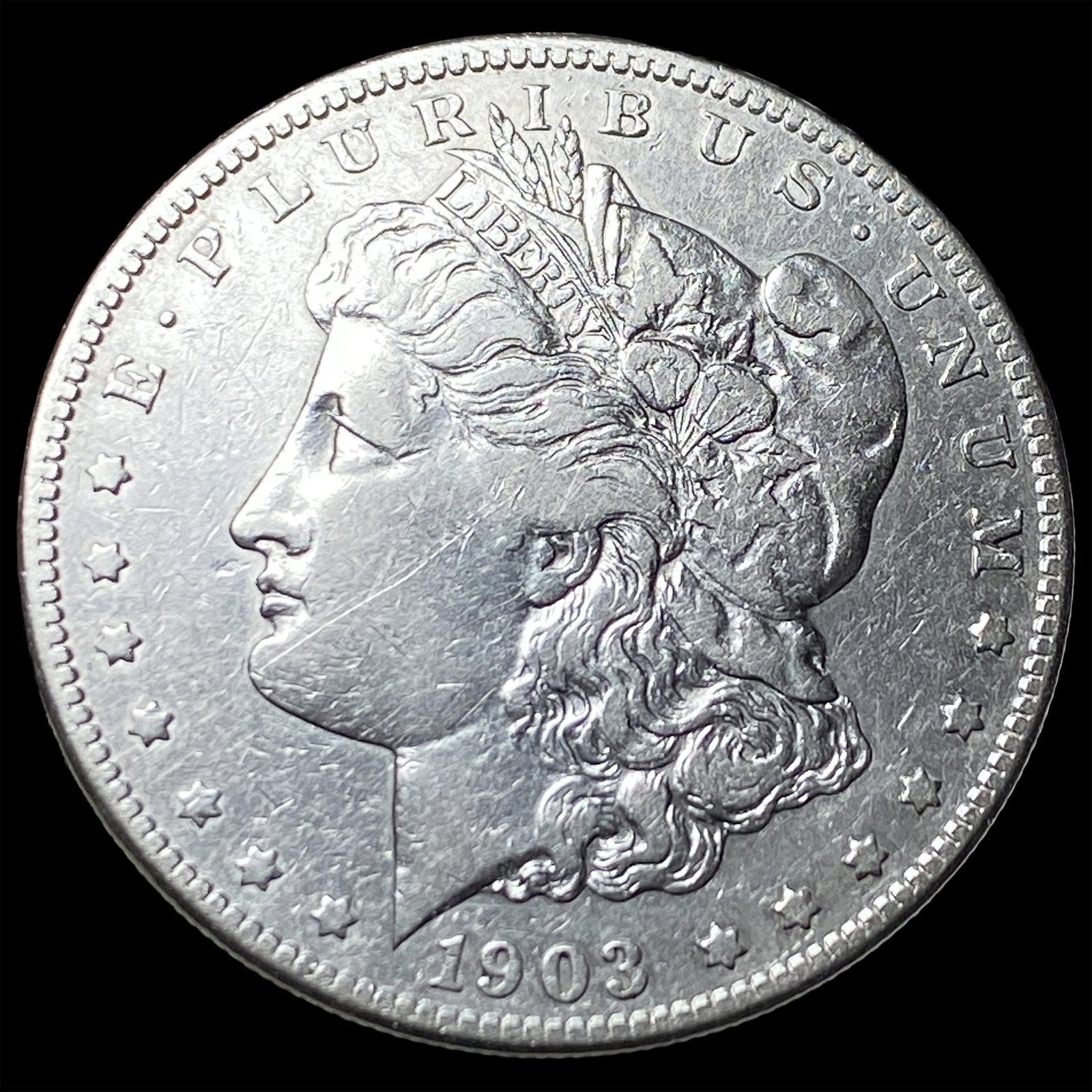 1903-S Silver Morgan Dollar LIGHTLY CIRCULATED: 1903-S Silver Morgan Dollar LIGHTLY CIRCULATED
