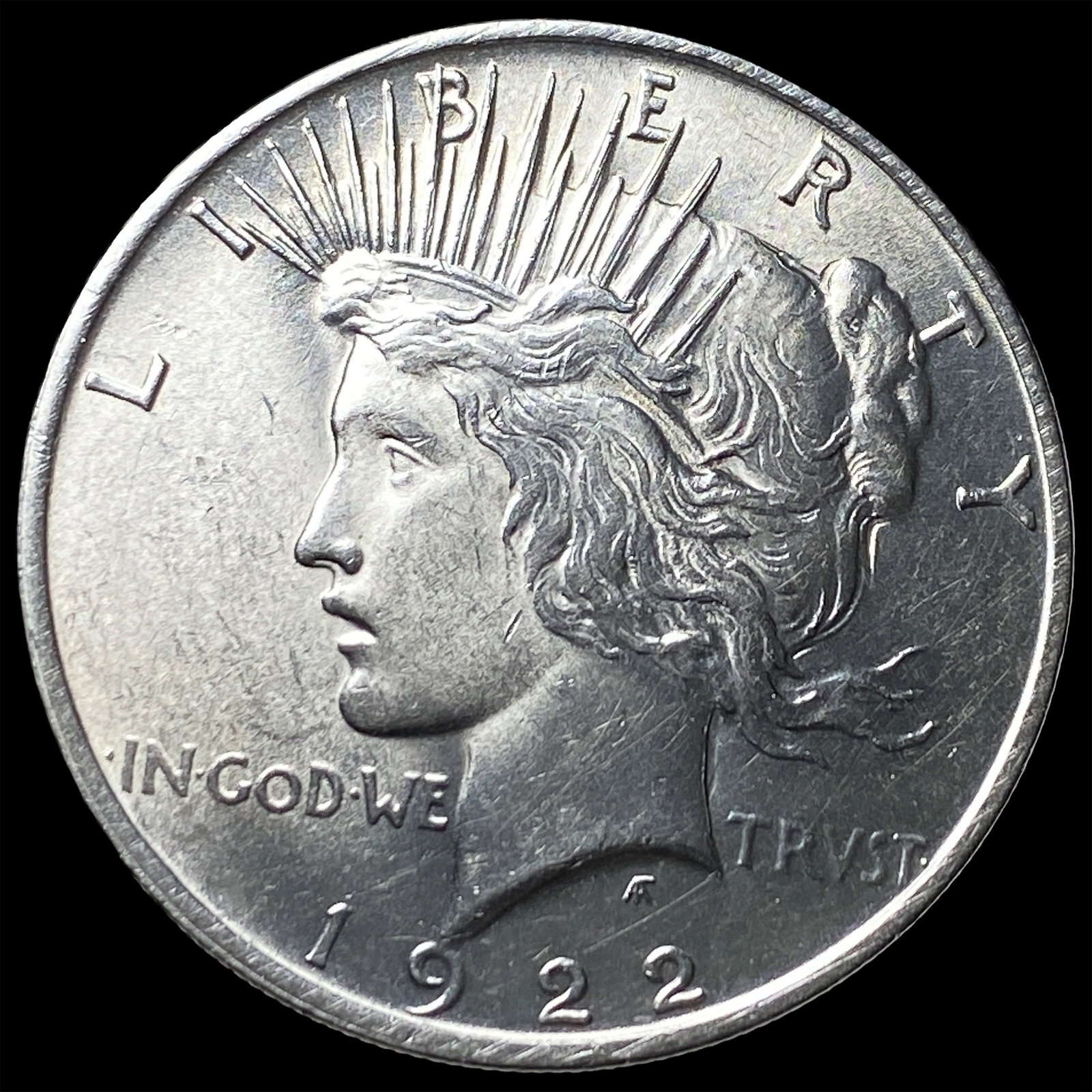 1922 Silver Peace Dollar CHOICE BU (1 of 2)