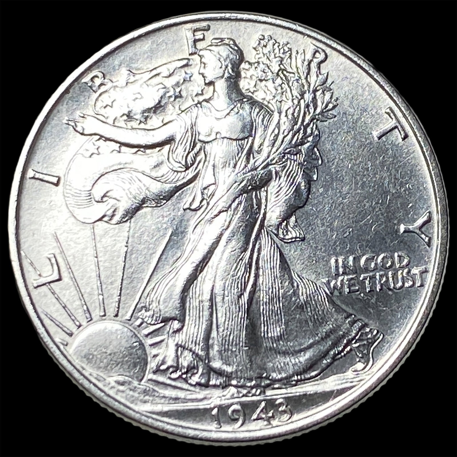 1943 Walking Liberty Half Dollar UNCIRCULATED (1 of 2)