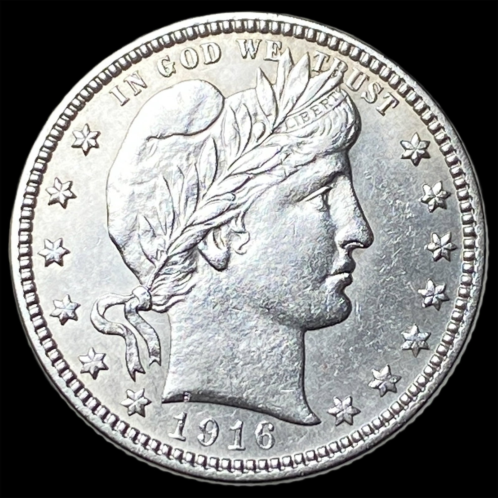 1916-D Silver Barber Quarter UNCIRCULATED (1 of 2)