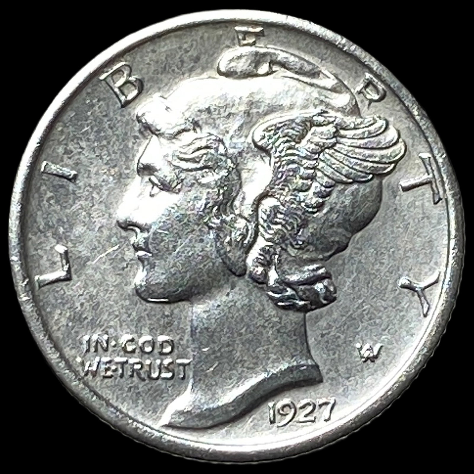 1927-S Silver Mercury Dime UNCIRCULATED (1 of 2)