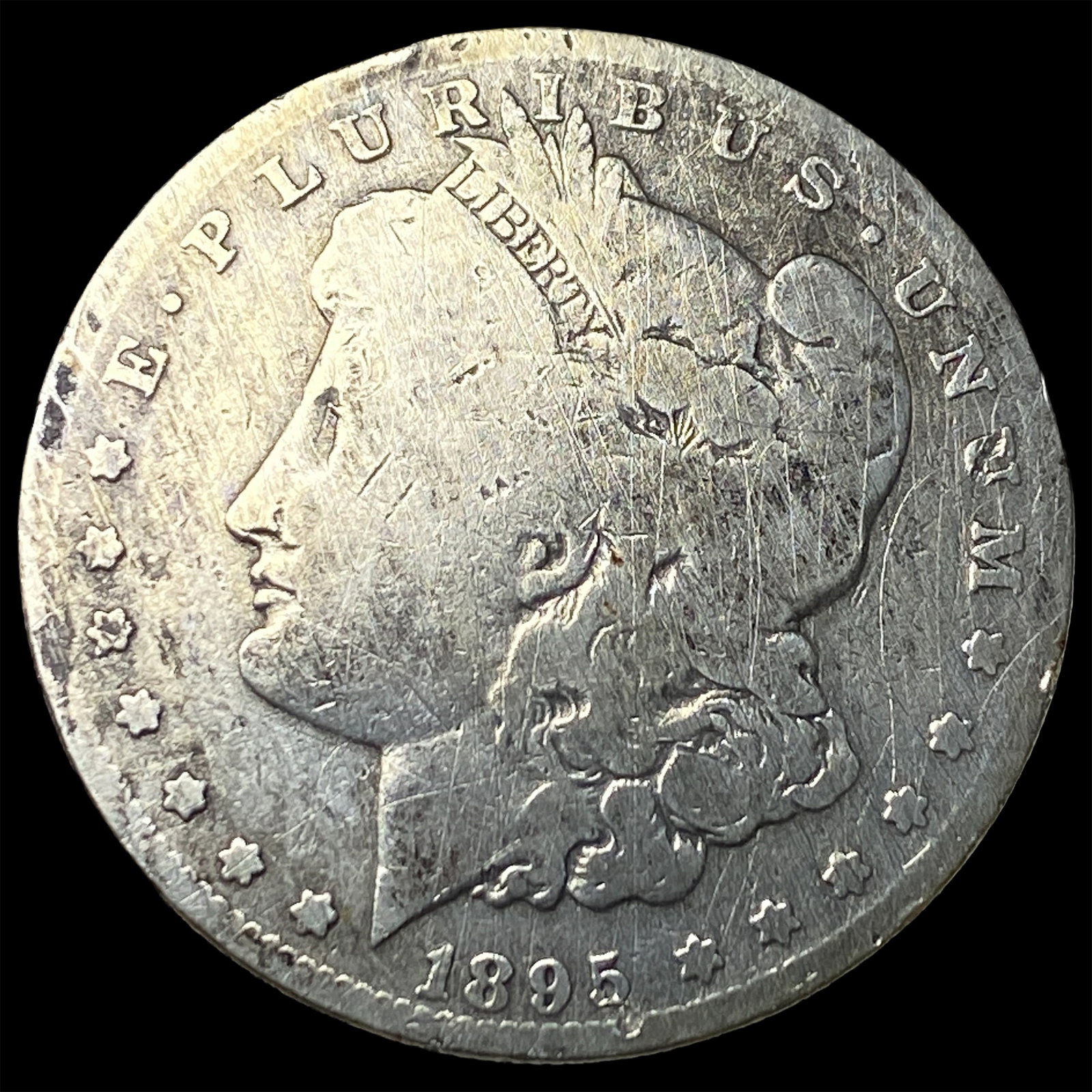 1895-O Silver Morgan Dollar NICELY CIRCULATED (1 of 2)