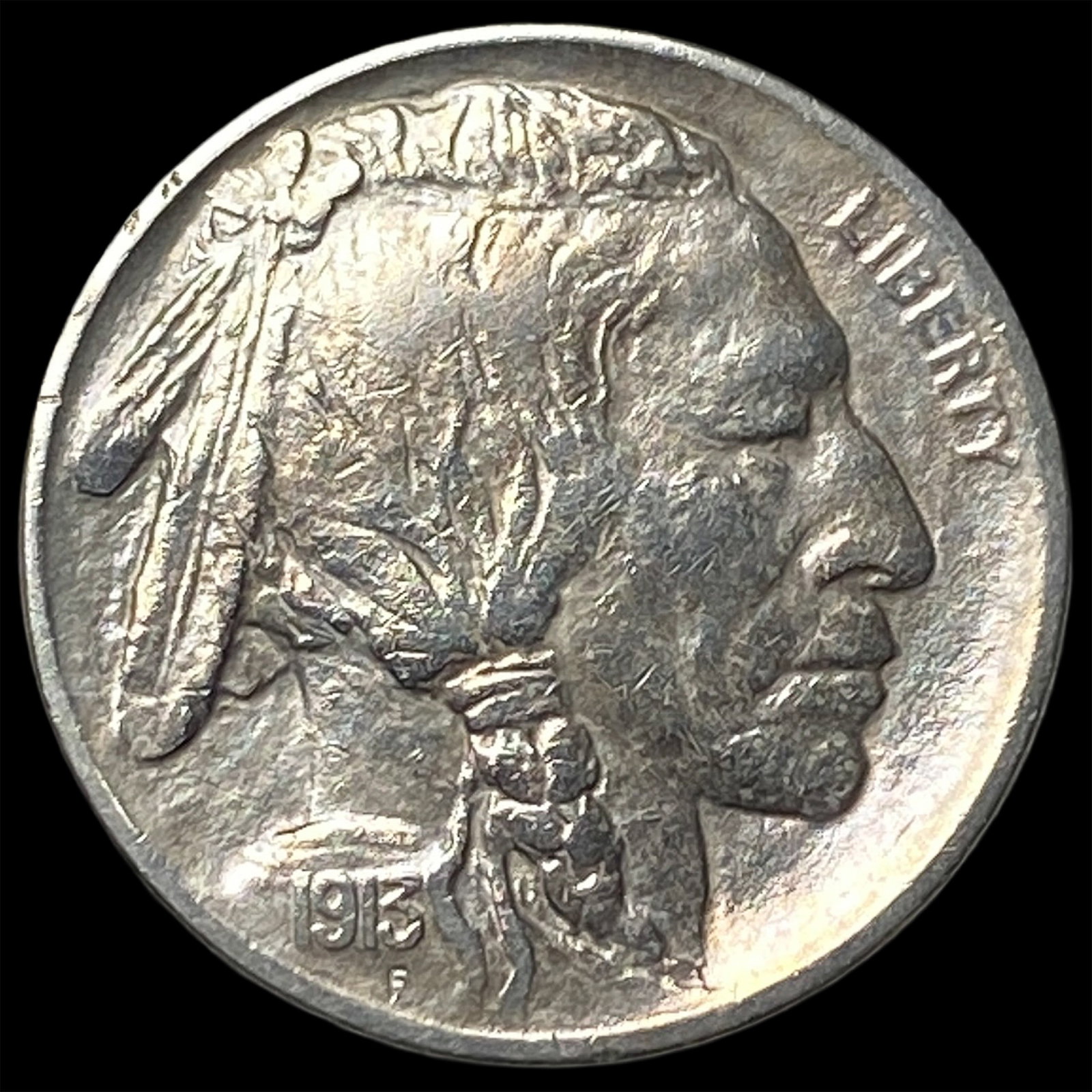 1913-S Buffalo Nickel Type 1 CLOSELY UNCIRCULATED (1 of 2)