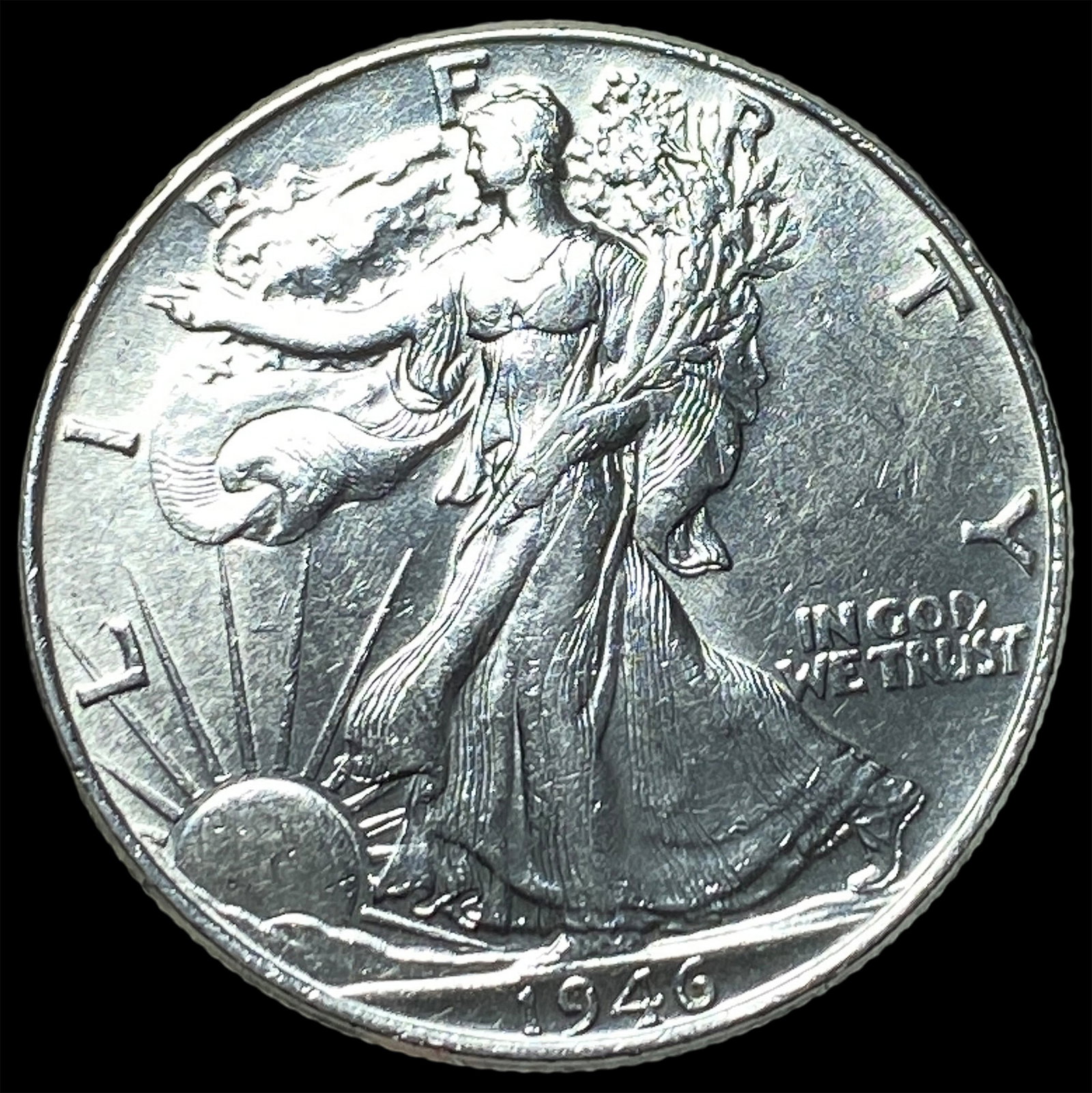 1946 Silver Walking Liberty Half Dollar UNCIRCULATED: 1946 Silver Walking Liberty Half Dollar UNCIRCULATED