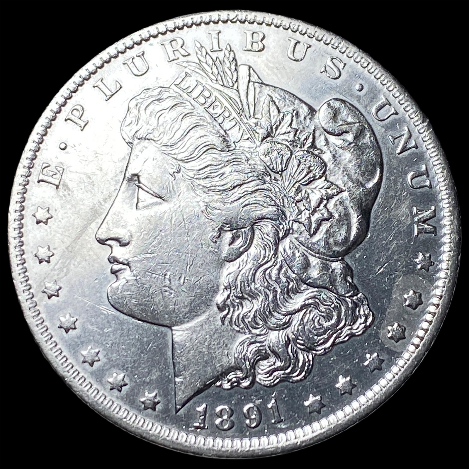 1891-O Silver Morgan Dollar CLOSELY UNCIRCULATED: 1891-O Silver Morgan Dollar CLOSELY UNCIRCULATED