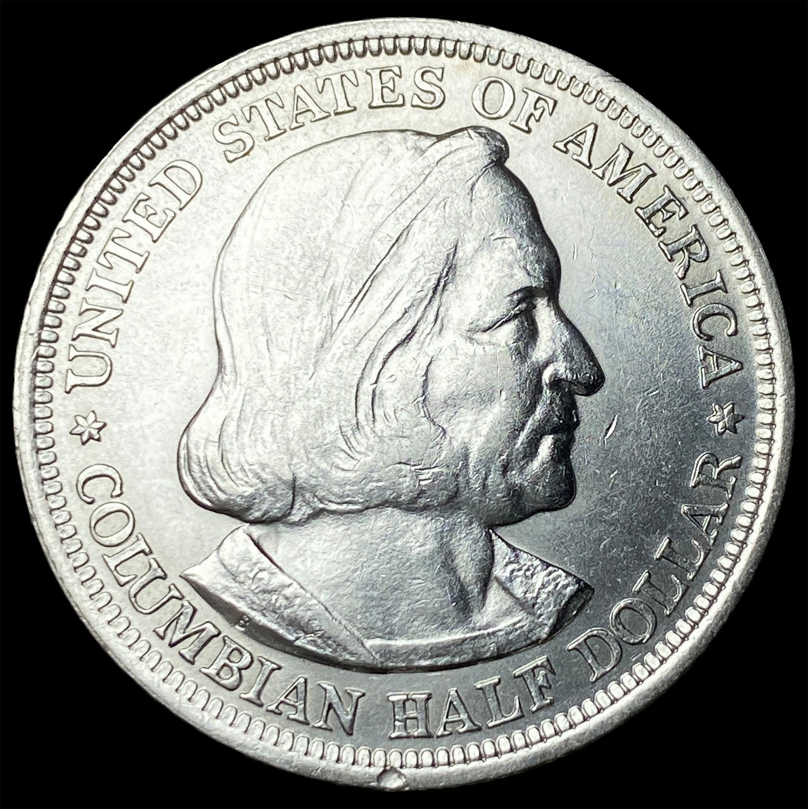 1893 Silver Columbian Expo Half Dollar CLOSELY UNCIRCULATED: 1893 Silver Columbian Expo Half Dollar CLOSELY UNCIRCULATED