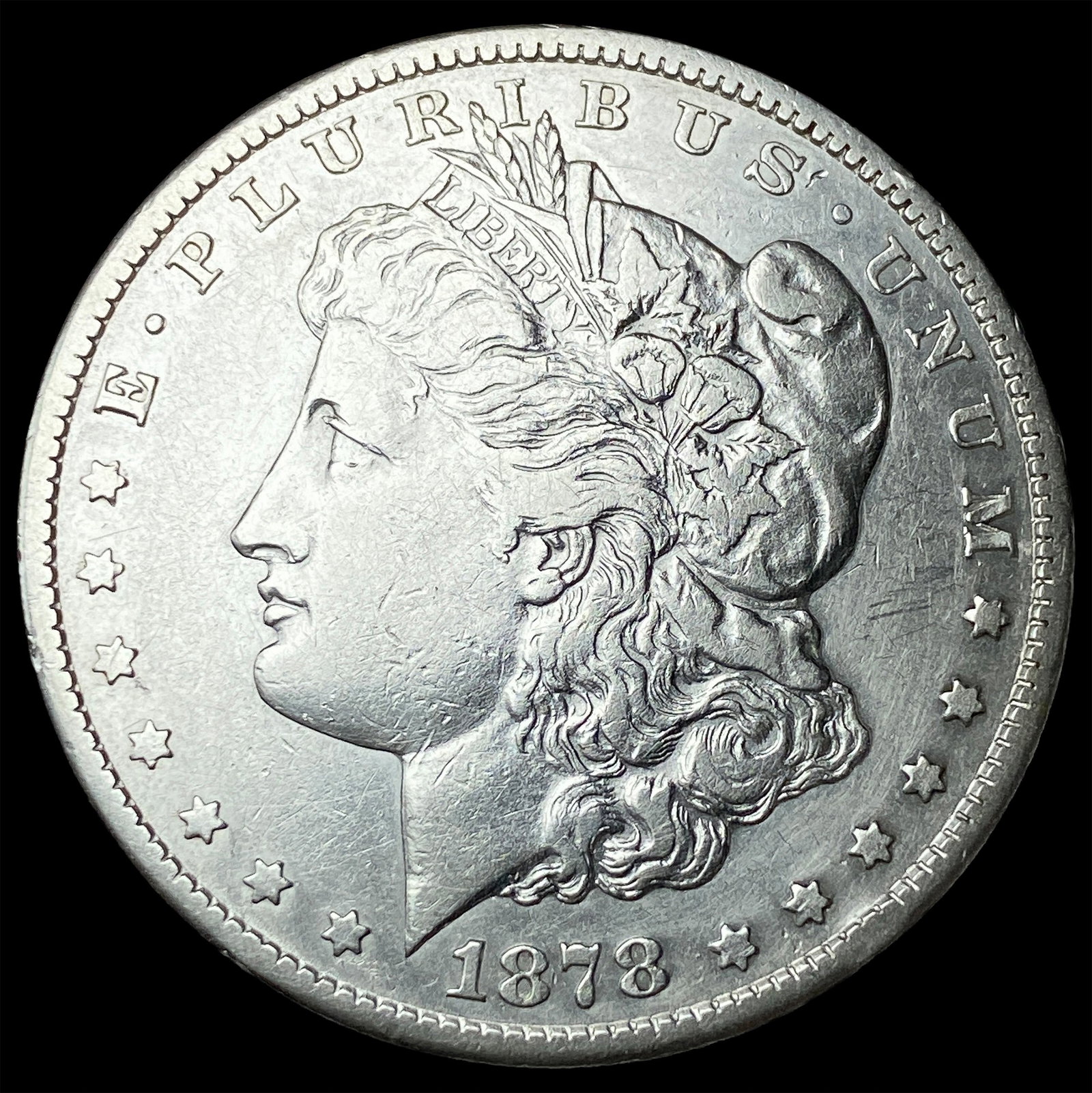 1878-CC Silver Morgan Dollar NEARLY UNCIRCULATED (1 of 2)