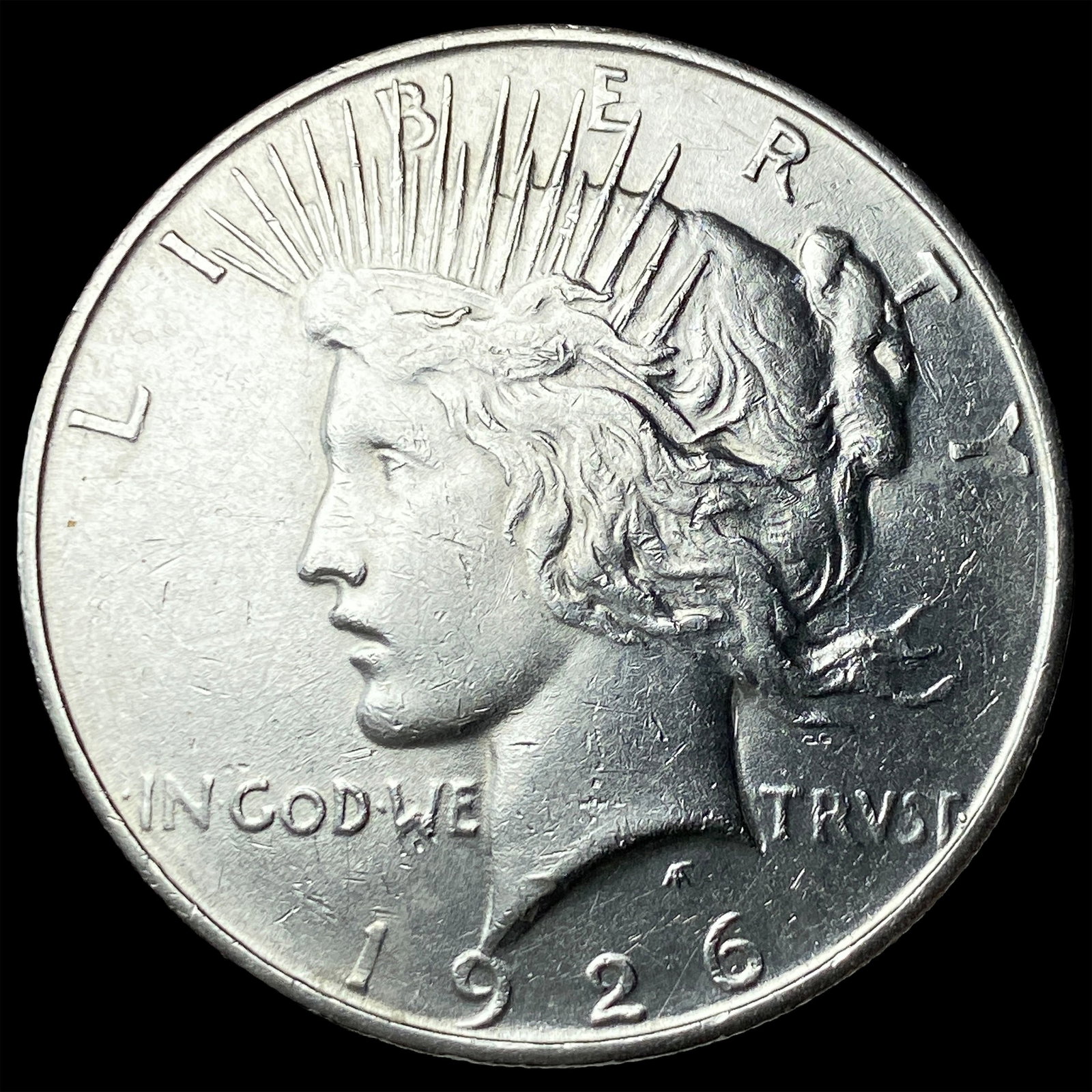 1926-D Silver Peace Dollar CLOSELY UNCIRCULATED: 1926-D Silver Peace Dollar CLOSELY UNCIRCULATED