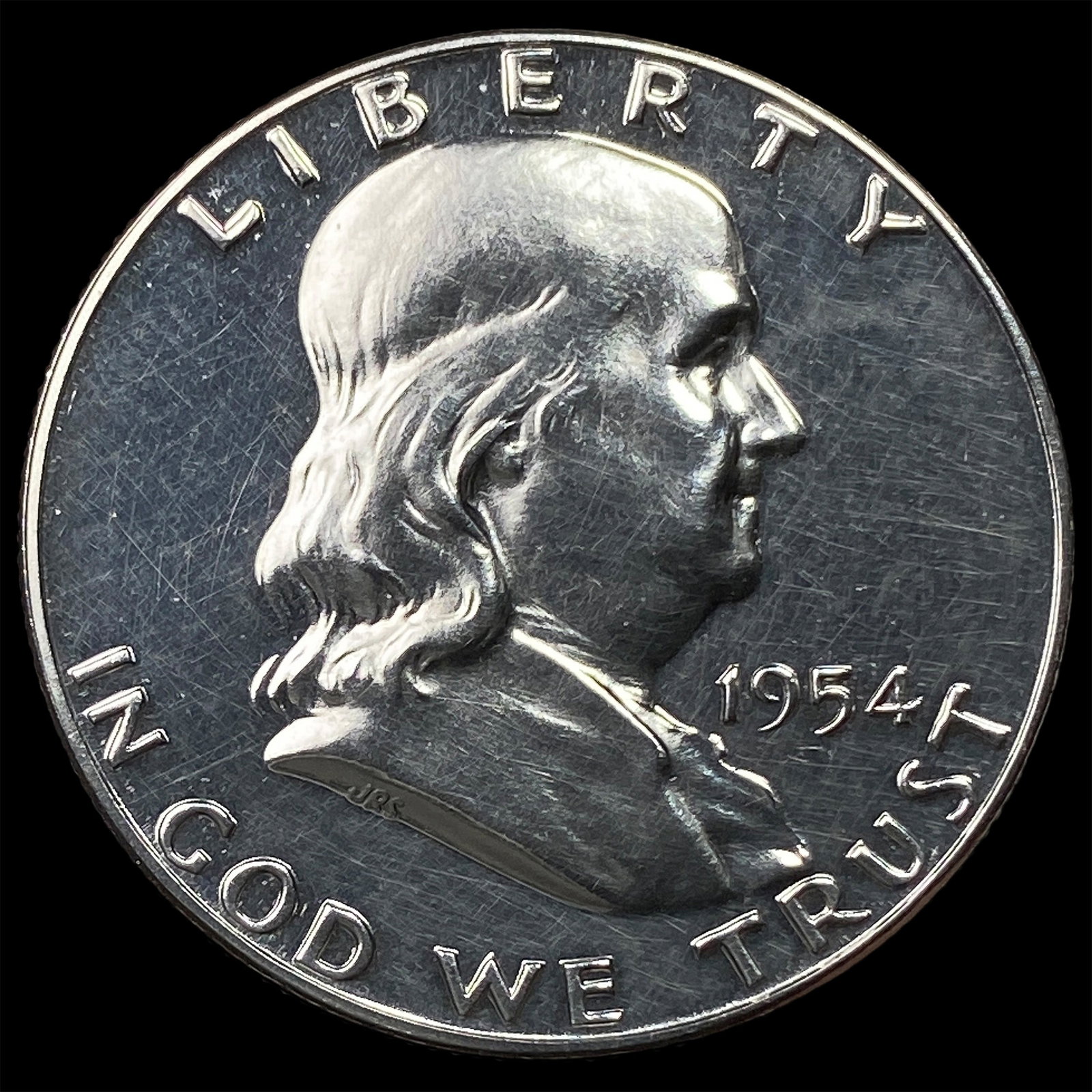 1954 Silver Franklin Half Dollar GEM PROOF (1 of 2)