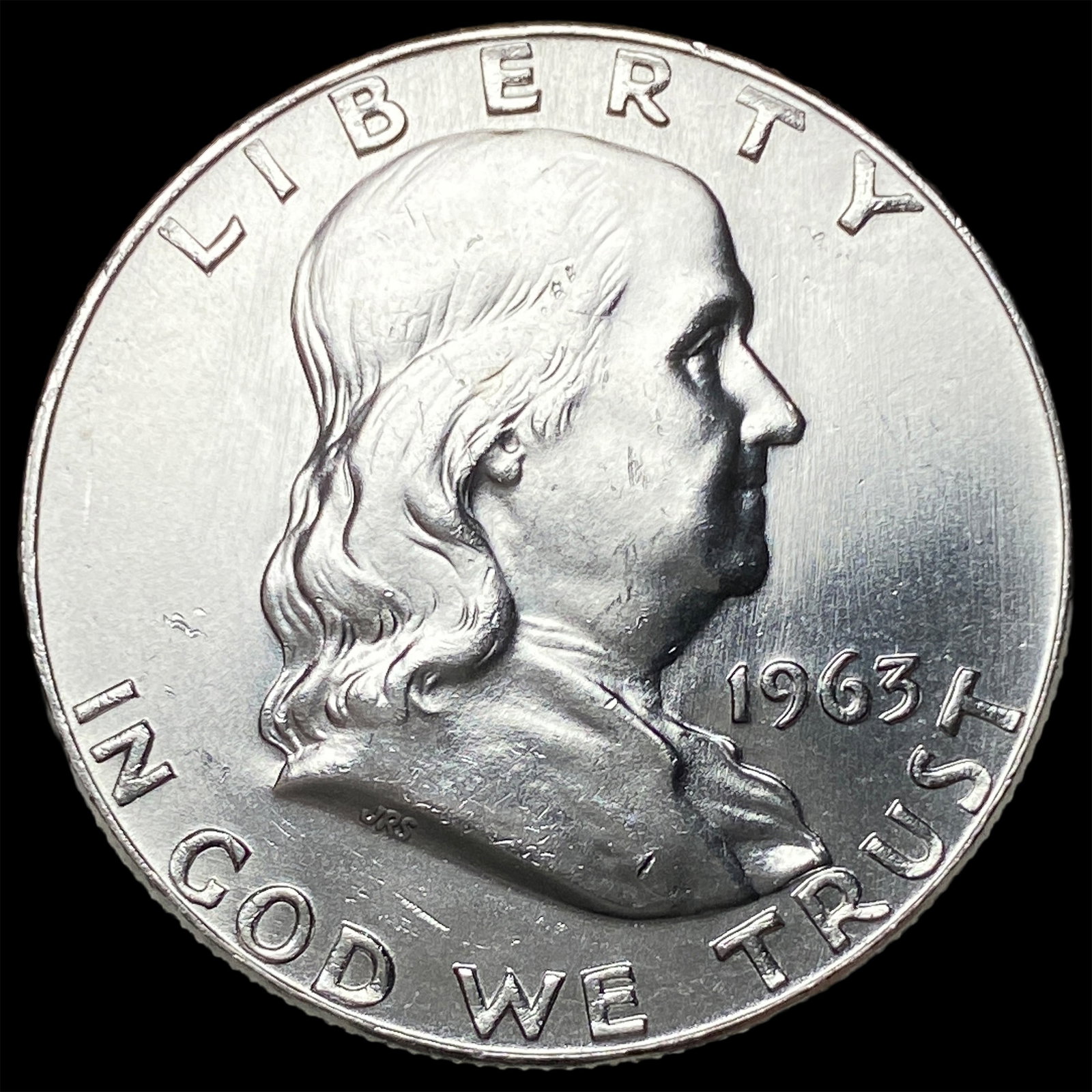 1963-D Silver Franklin Half Dollar CHOICE BU (1 of 2)