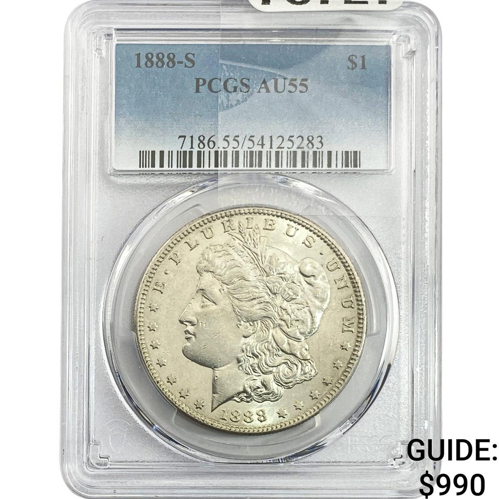 1888-S Morgan Silver Dollar PCGS AU55 (1 of 2)