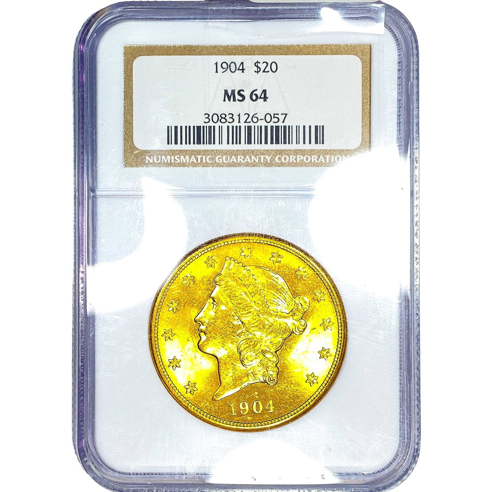 1904 $20 Gold Double Eagle NGC MS64 (1 of 2)