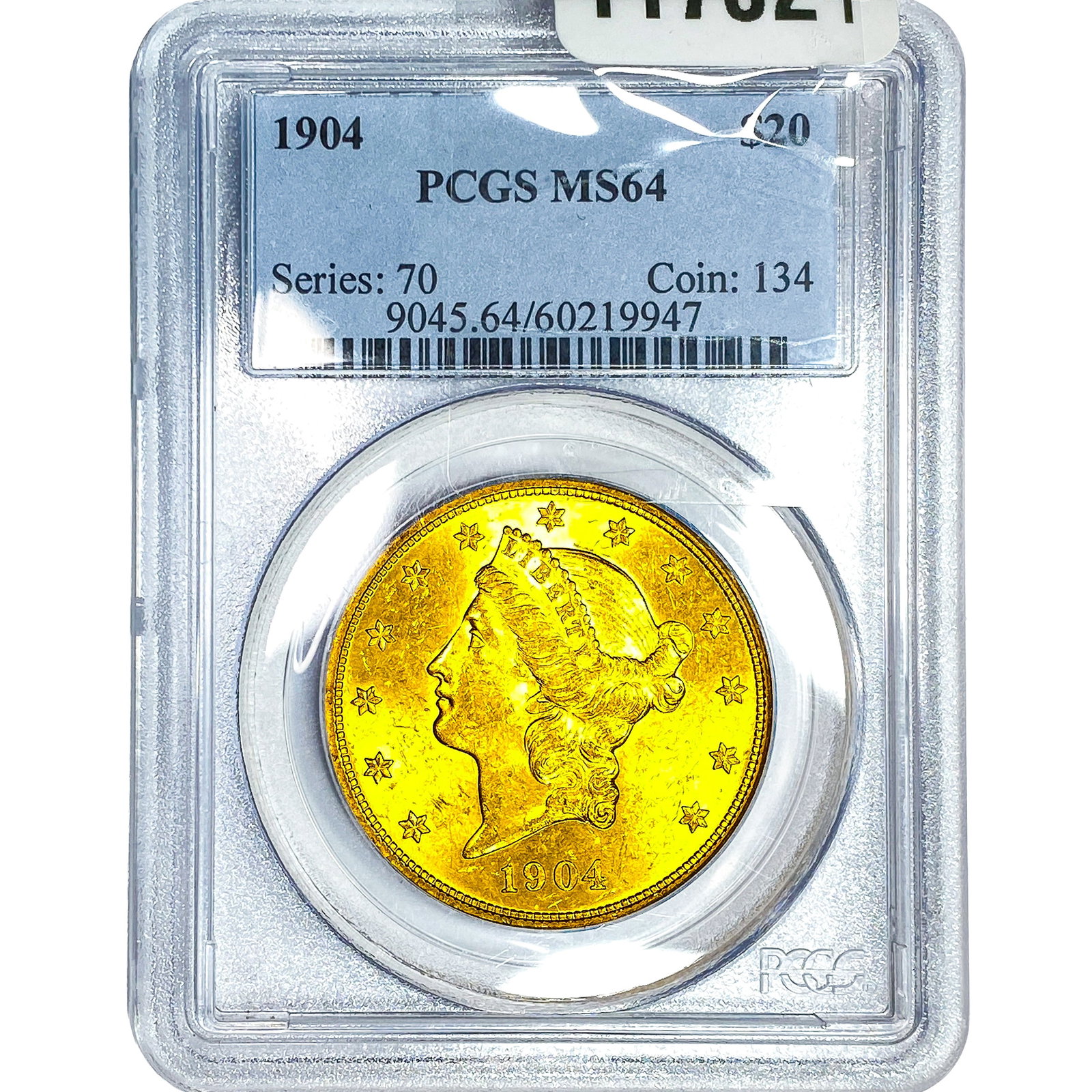 1904 $20 Gold Double Eagle PCGS MS64 (1 of 2)