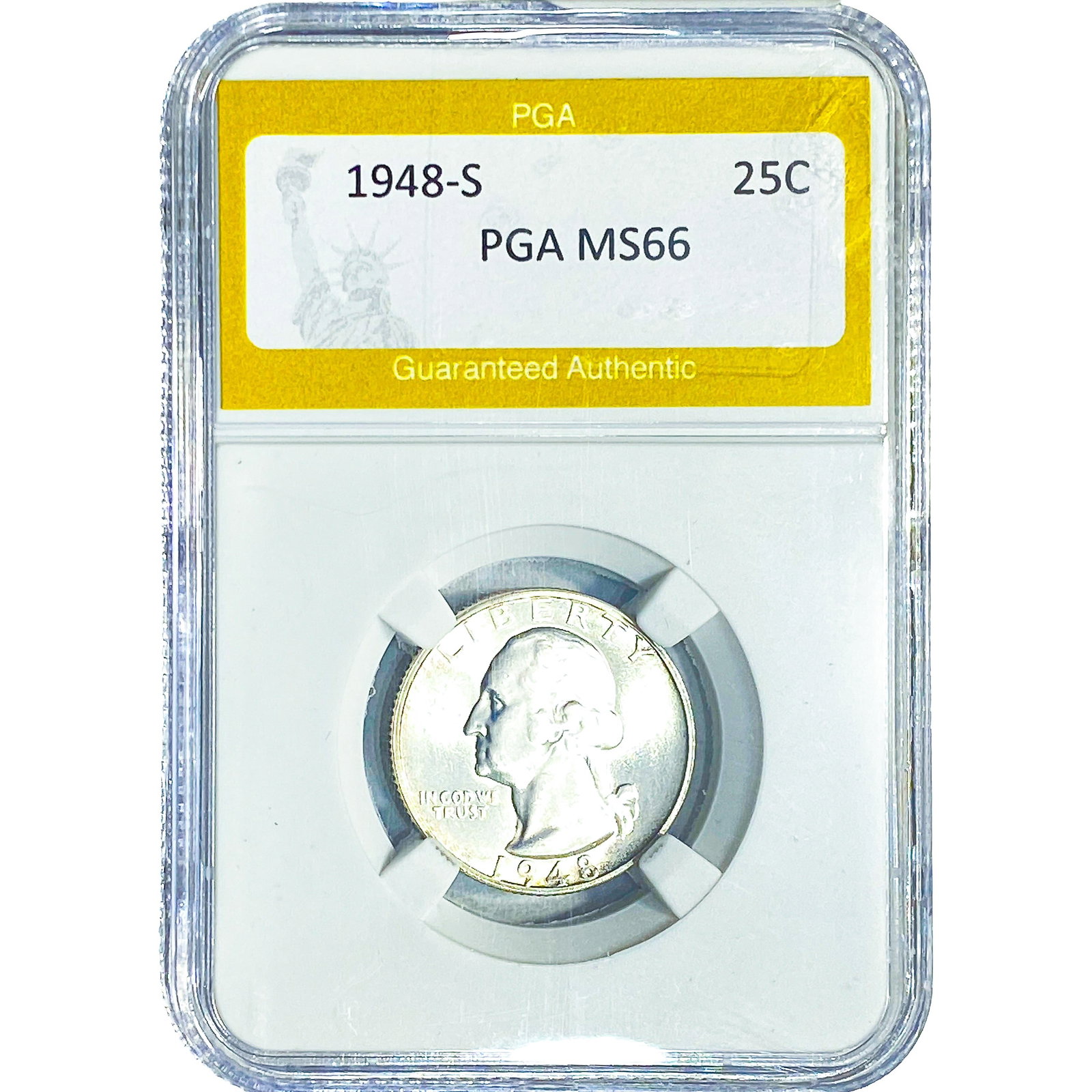 1948-S Washington Silver Quarter PGA MS66 (1 of 2)