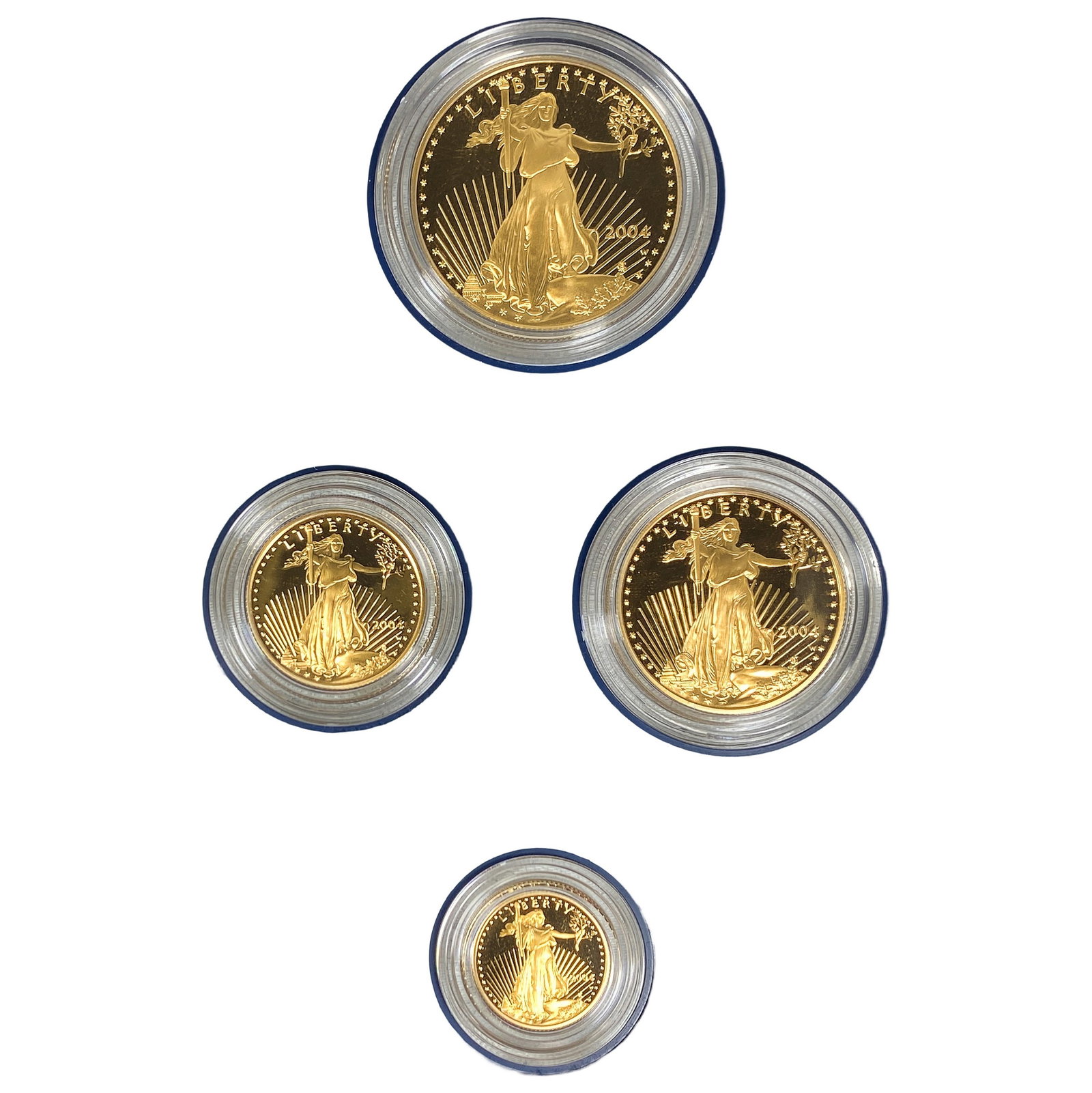 2004 American Eagle Gold Proof 4 Coin Set 1/10-1 oz (1 of 3)