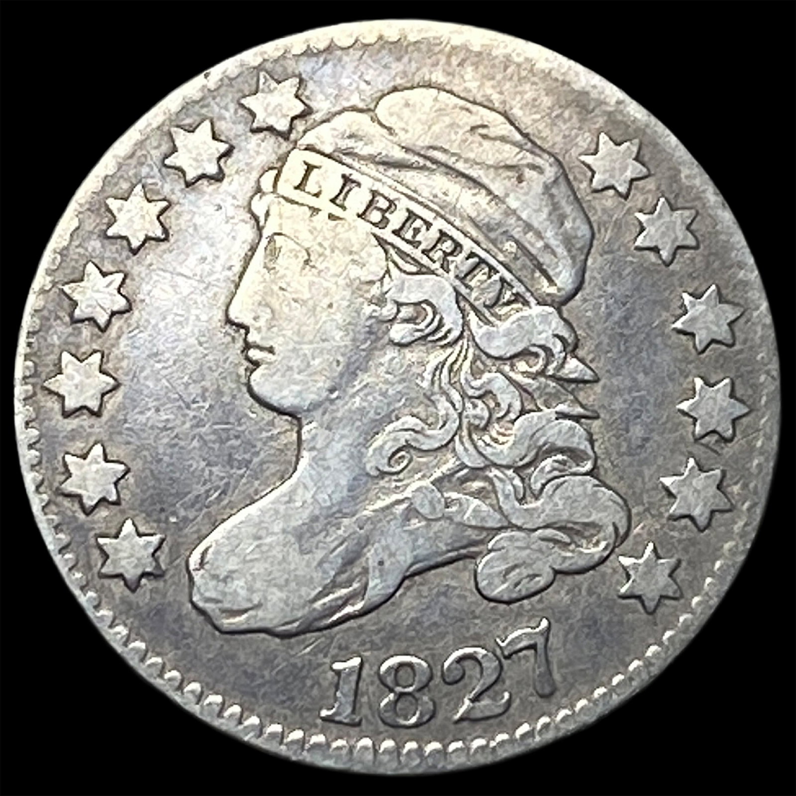 1827 Capped Bust Dime LIGHTLY CIRCULATED (1 of 2)