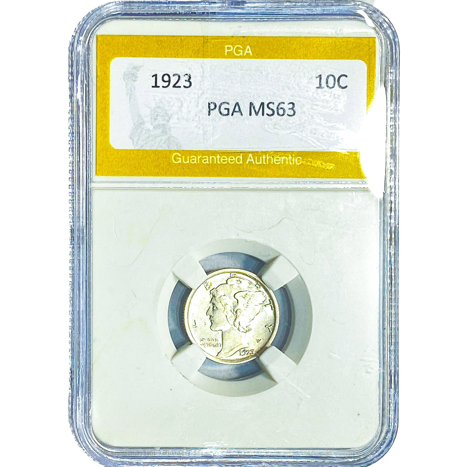 1923 Mercury Silver Dime PGA MS63 (1 of 2)