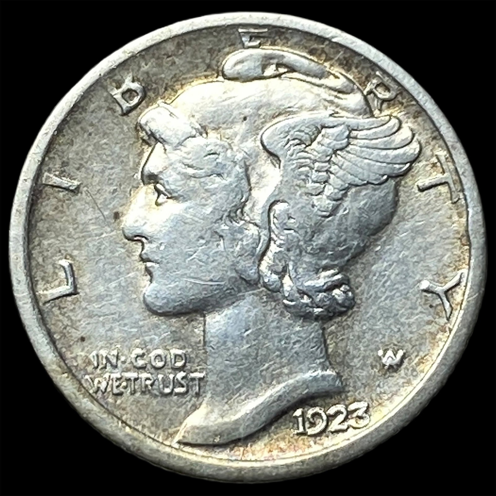 1923-S Silver Mercury Dime UNCIRCULATED (1 of 2)