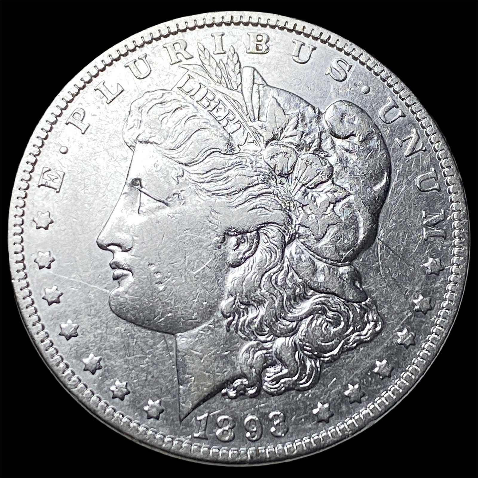 1893 Silver Morgan Dollar LIGHTLY CIRCULATED (1 of 2)