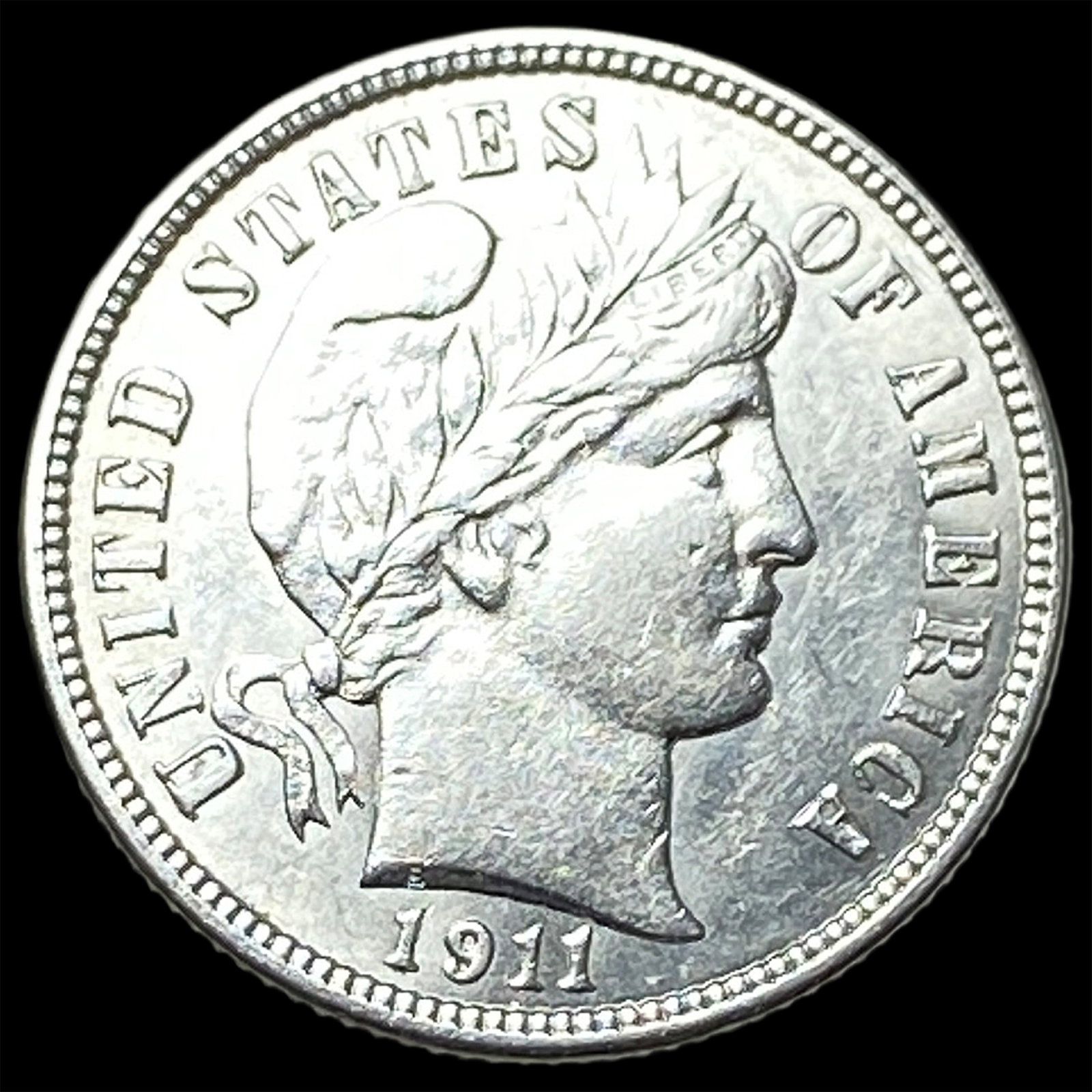 1911 Silver Barber Dime UNCIRCULATED (1 of 2)